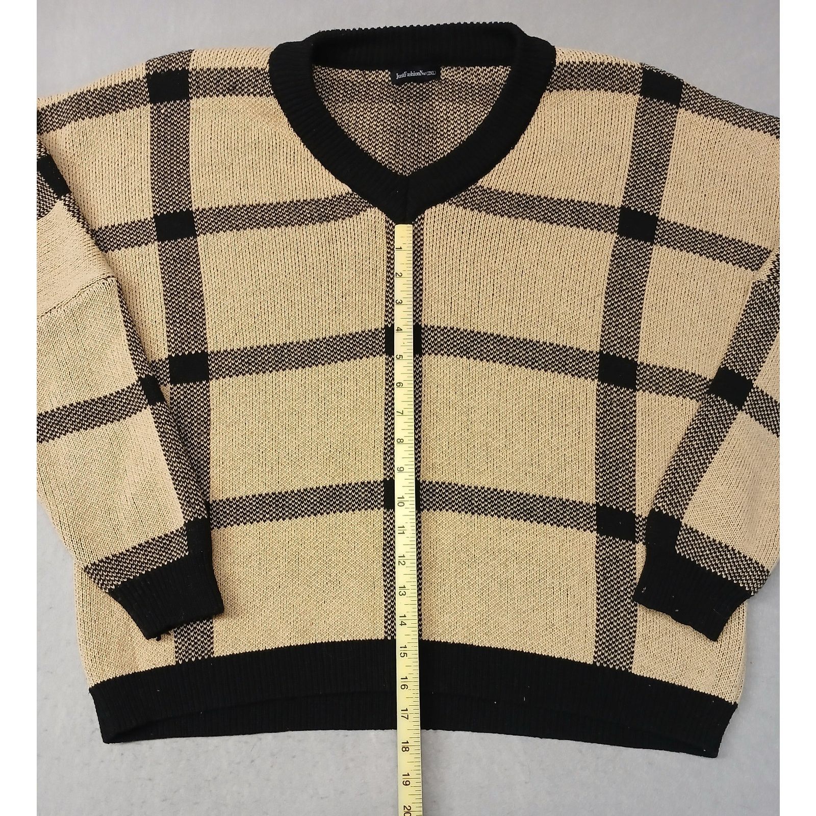 Other Just Fashion Now (2XL) V-Neck Multicolor Pullover Sweater Size XXL / US 16-18 / IT 52-54 - 2 Thumbnail