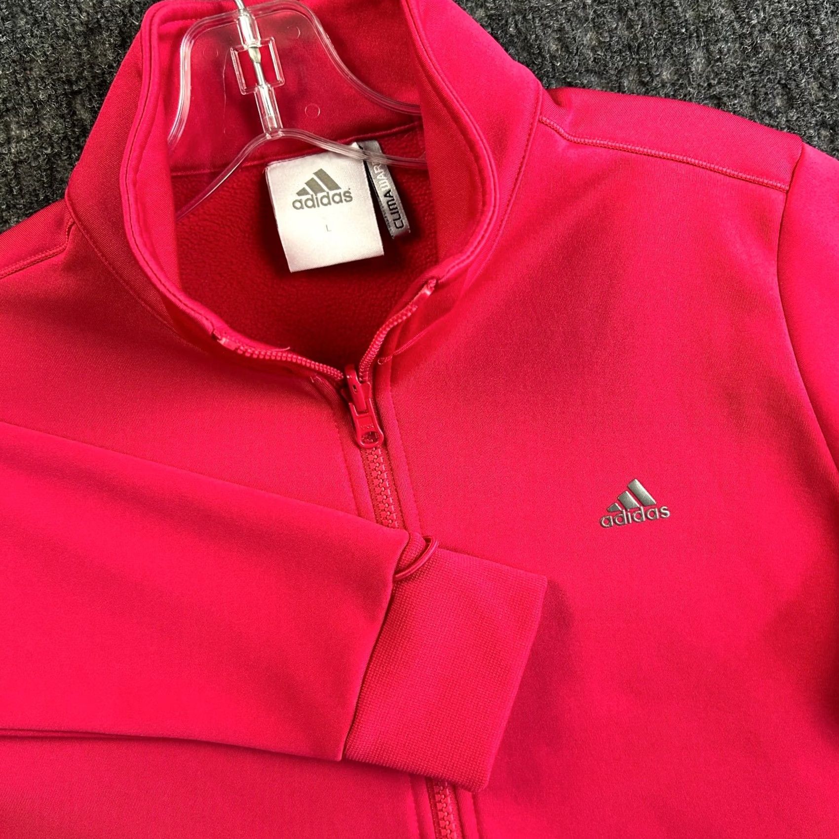 Adidas Adidas Climawarm Sweater Jacket Womens Pink Full Zip L Outdoor Activewear Sports Running & Jogging Size L / US 10 / IT 46 - 2 Thumbnail