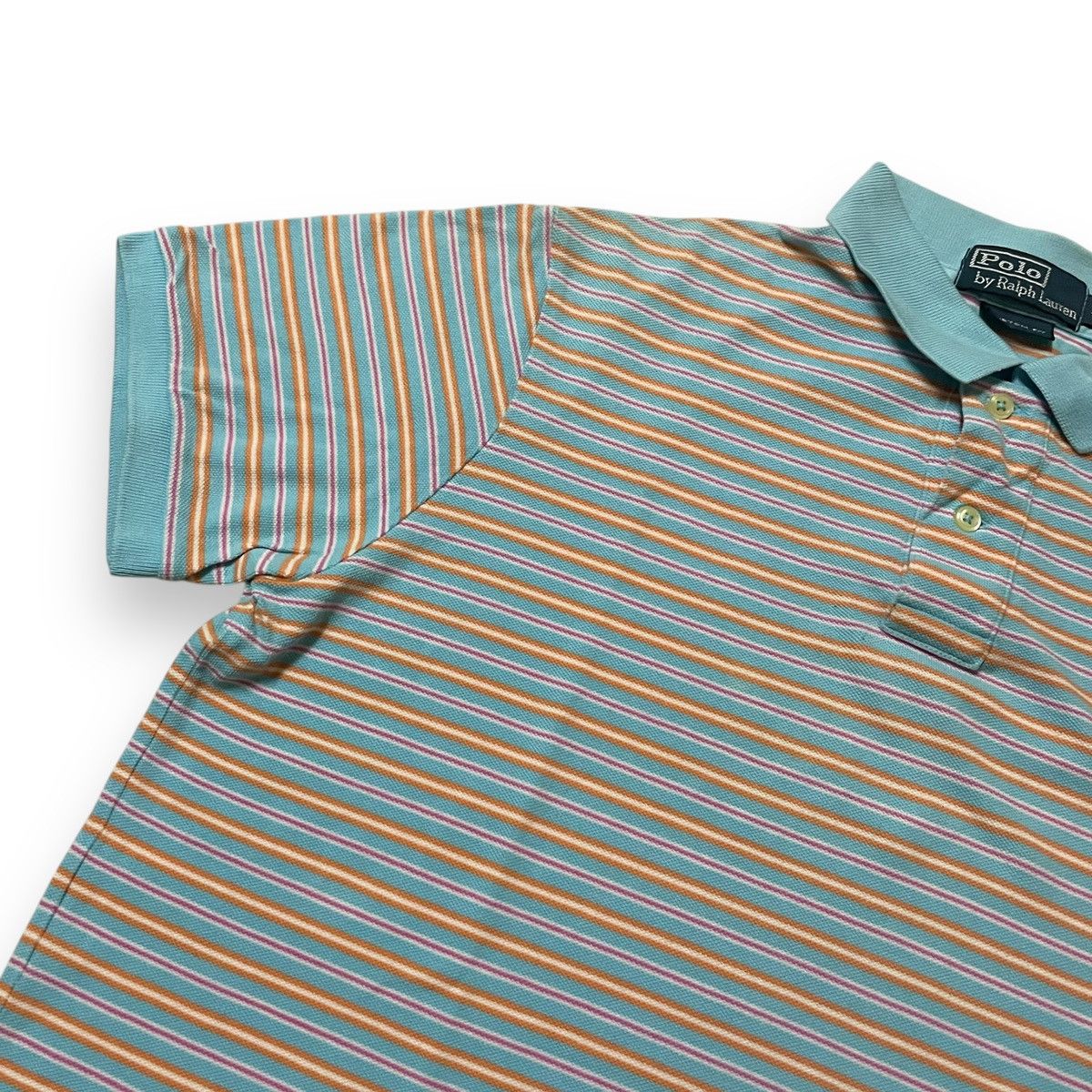 Polo Ralph Lauren Polo by Polo Ralph Lauren Custom Fit Stripe Soft Colourway Size US L / EU 52-54 / 3 - 2 Thumbnail