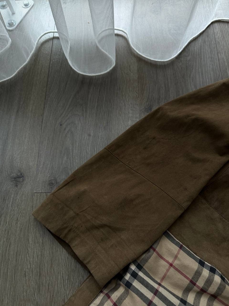 Burberry × Vintage Vintage Burberry Nova Check Brown Coats Jacket Size US L / EU 52-54 / 3 - 10 Thumbnail
