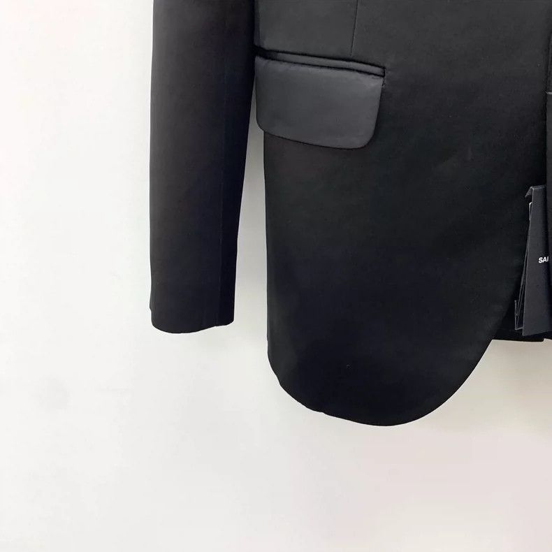 Saint Laurent Paris Saint Laurent Black Long Sleeve Blazer Jacket-2507 Size XXS / US 00 / IT 34 - 2 Thumbnail