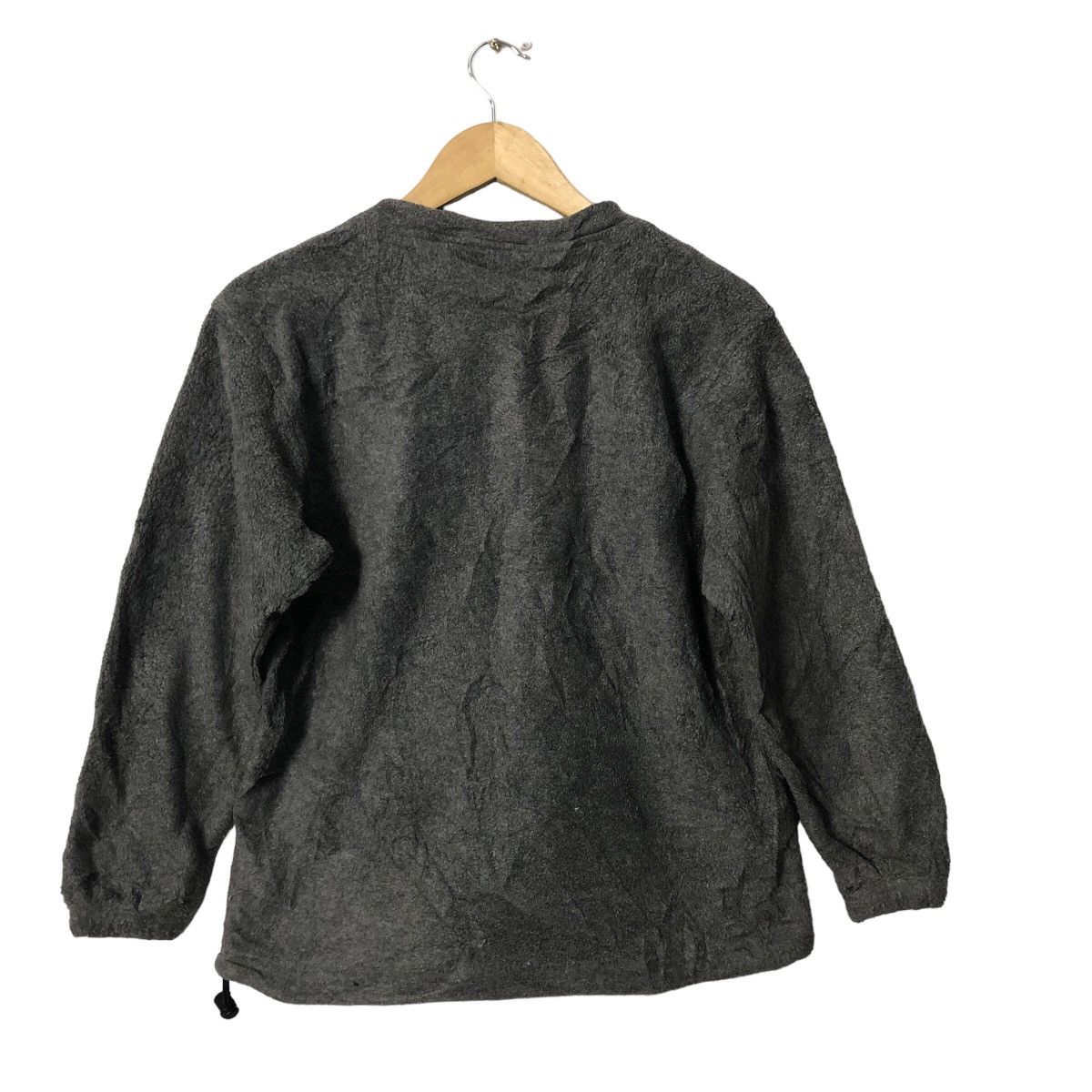 Lands' End Vintage 90s Lands End Half Button Fleece Sweater Size M / US 6-8 / IT 42-44 - 5 Thumbnail