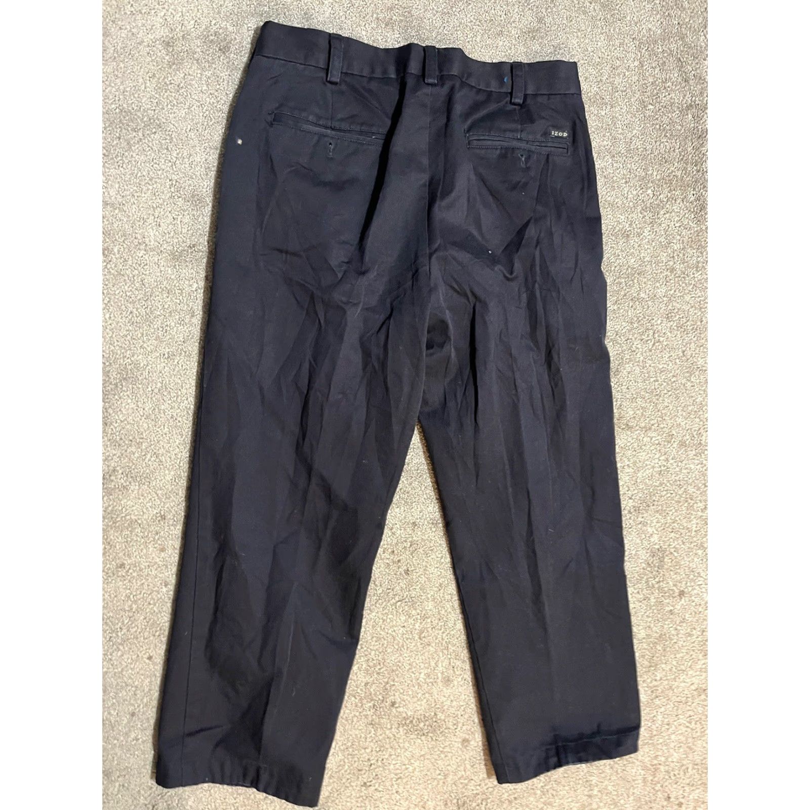 Izod **IZOD Men's Straight Leg Navy Blue Golf Pants Size 33x25 Flat Front** User: **IZOD Men's Navy Blue Straight Leg Golf Pants Size 33x25 Flat Front** Size US 33 - 2 Thumbnail