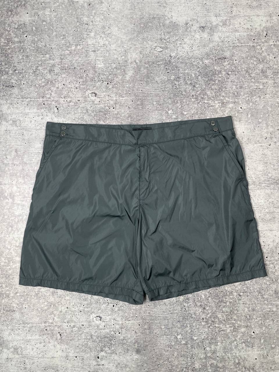 Prada Vintage 00s Prada Milano Nylon Shorts Y2K Size US 38 / EU 54 - 1 Thumbnail