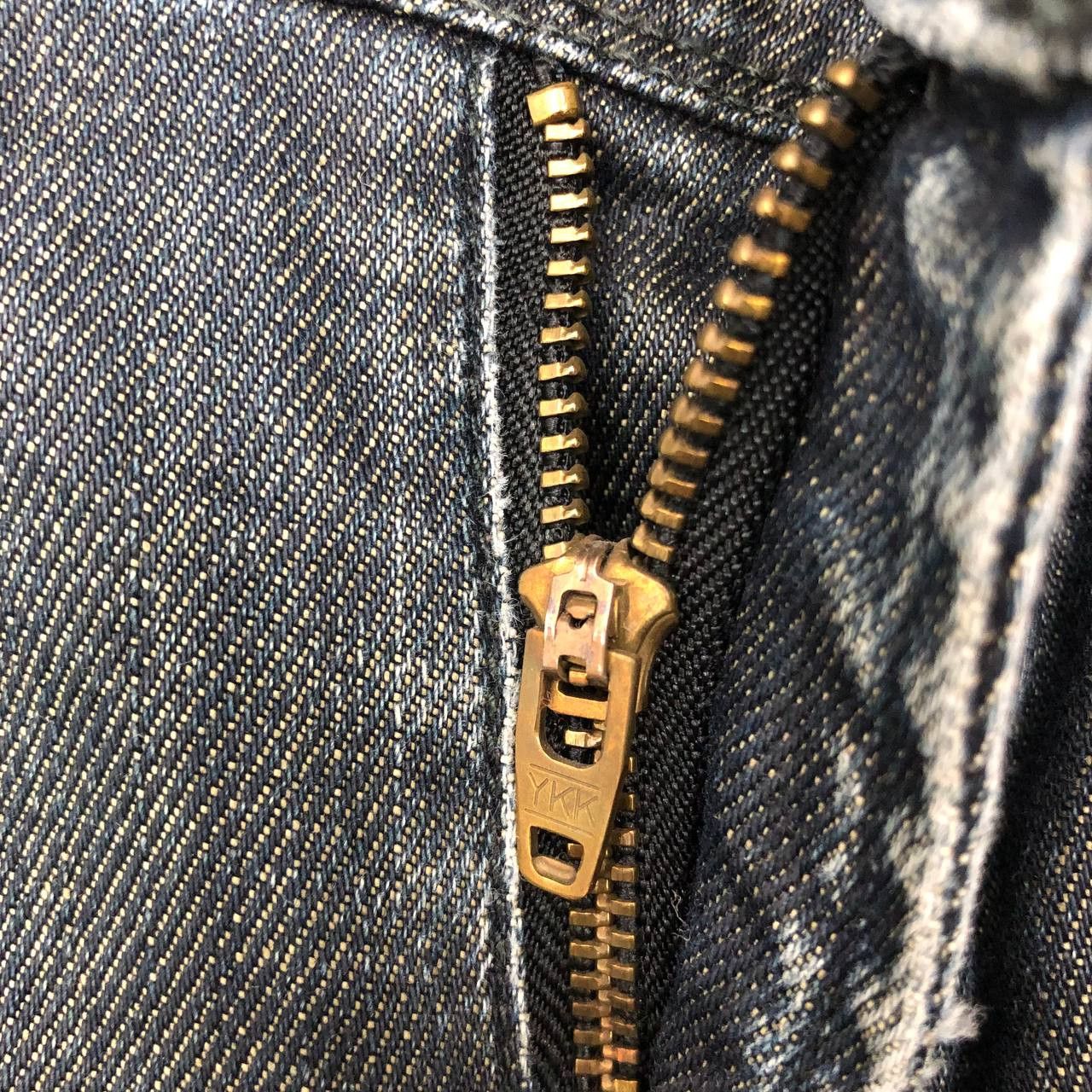 Black Label × Japanese Brand P782 BACK NUMBER BLACK LABEL FLARED JEANS Size 33" - 5 Thumbnail