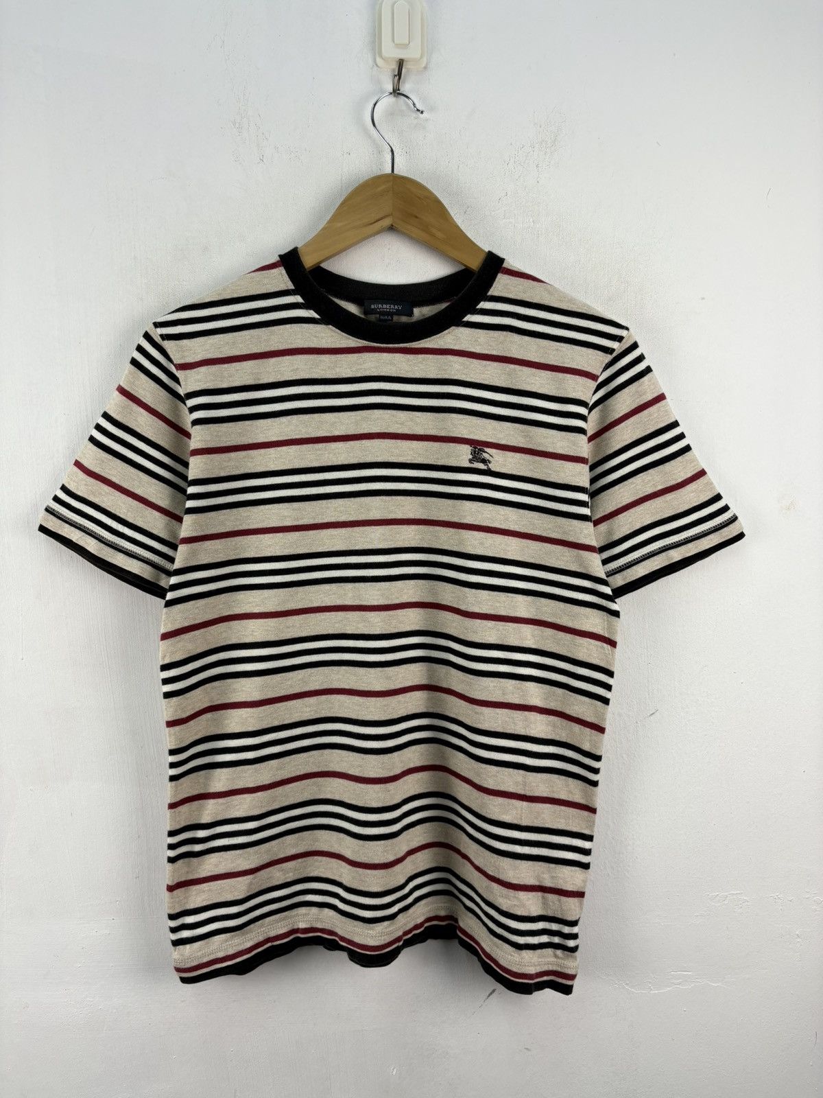 Burberry Vintage Burberry Striped Tshirt Nova Check Size US S / EU 44-46 / 1 - 1 Thumbnail