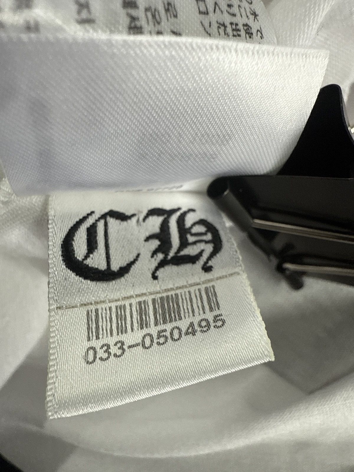 Chrome Hearts CHROME HEARTS POCKET CREW LONG SLEEVE T SHIRT WHITE BLACK Size US XL / EU 56 / 4 - 6 Thumbnail
