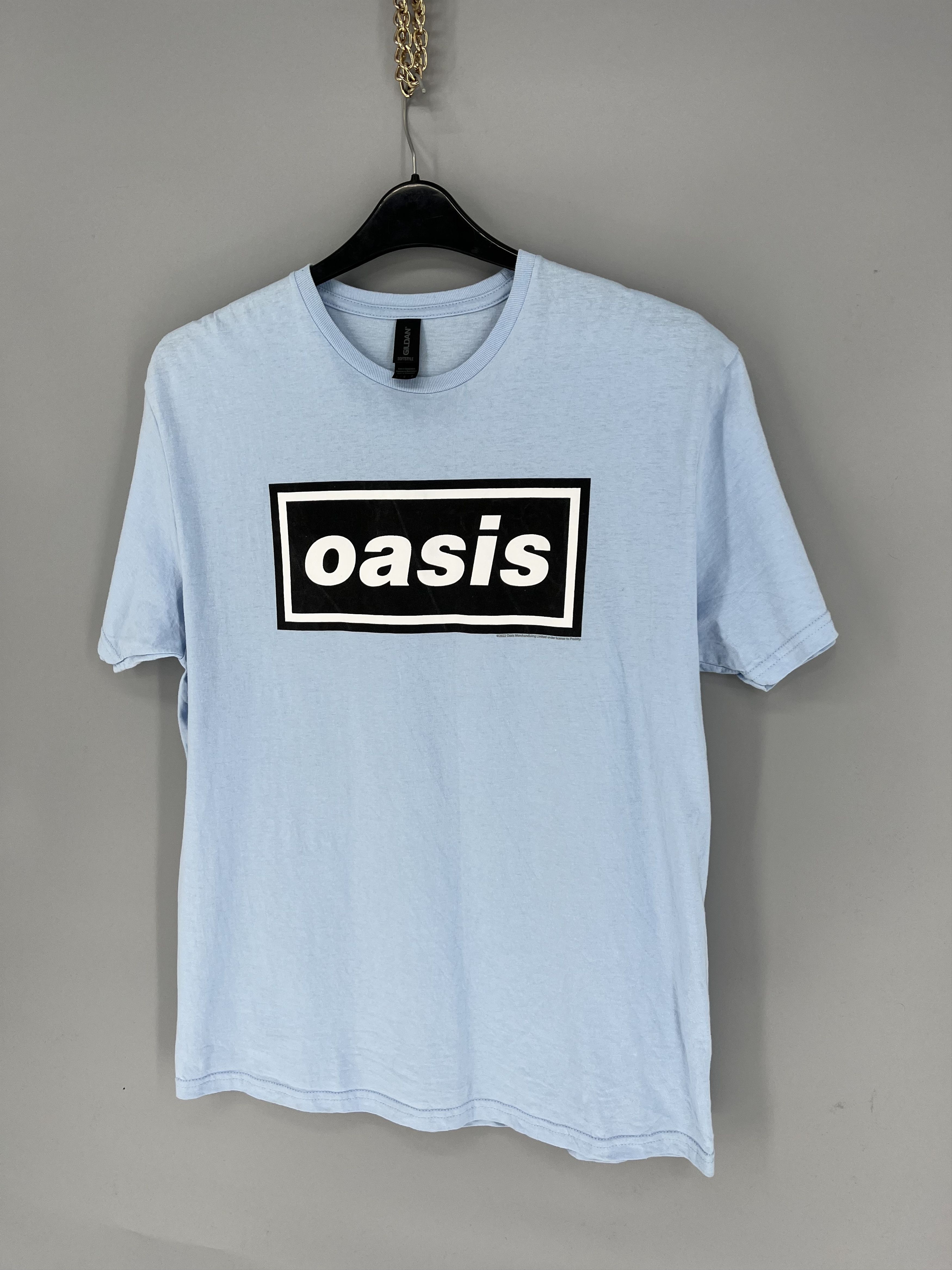 Band Tees Vintage Oasis Y2K Box Logo Sky White T Shirt Size US XL / EU 56 / 4 - 3 Thumbnail