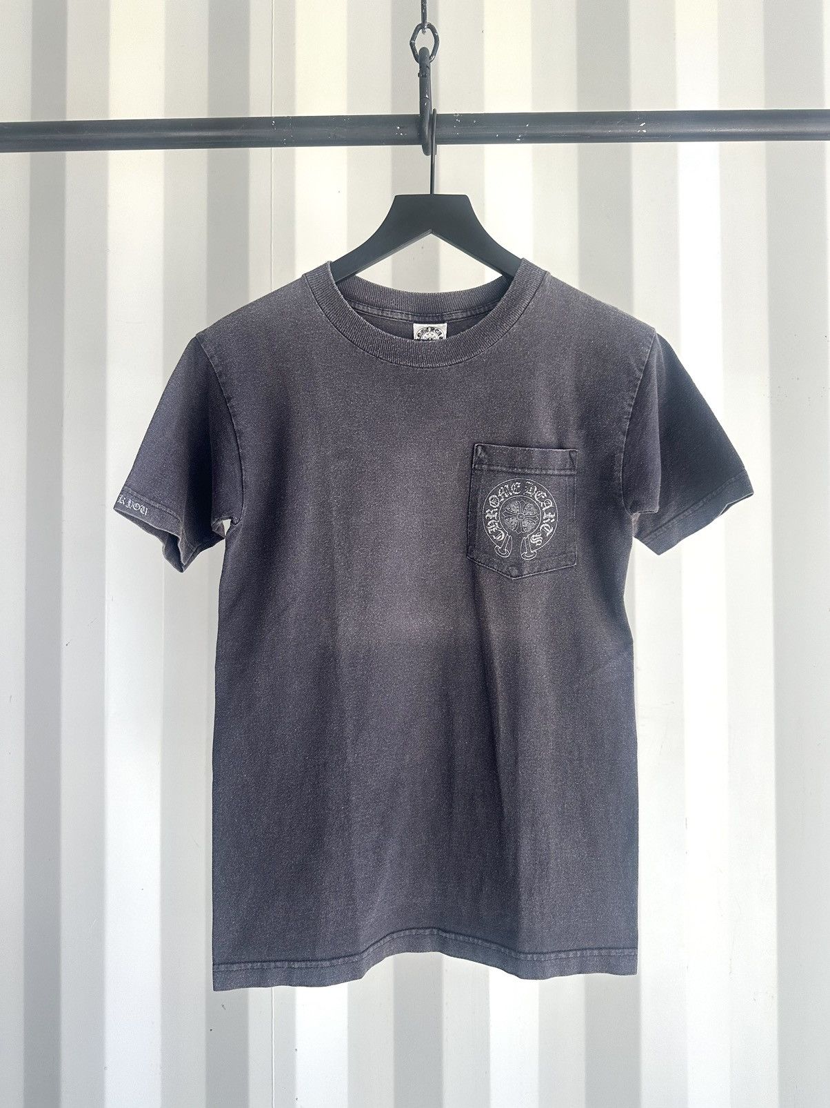 image of Chrome Hearts x Vintage Faded Black Multi Cross Shirt, Men's (Size Small)