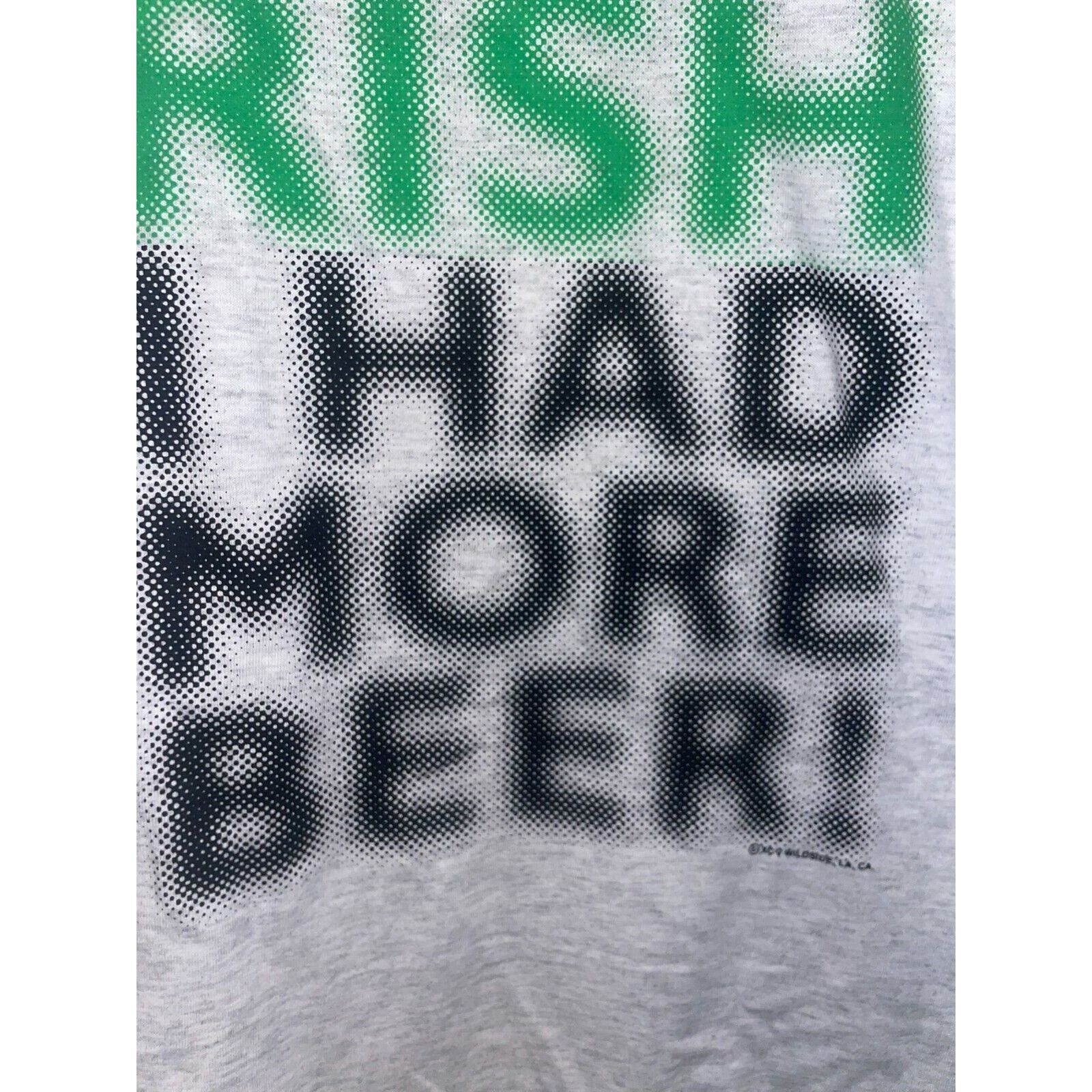 Jerzees Vintage Irish Beer Shirt More Football Gray Tee VTG 90s L Size US L / EU 52-54 / 3 - 9 Thumbnail