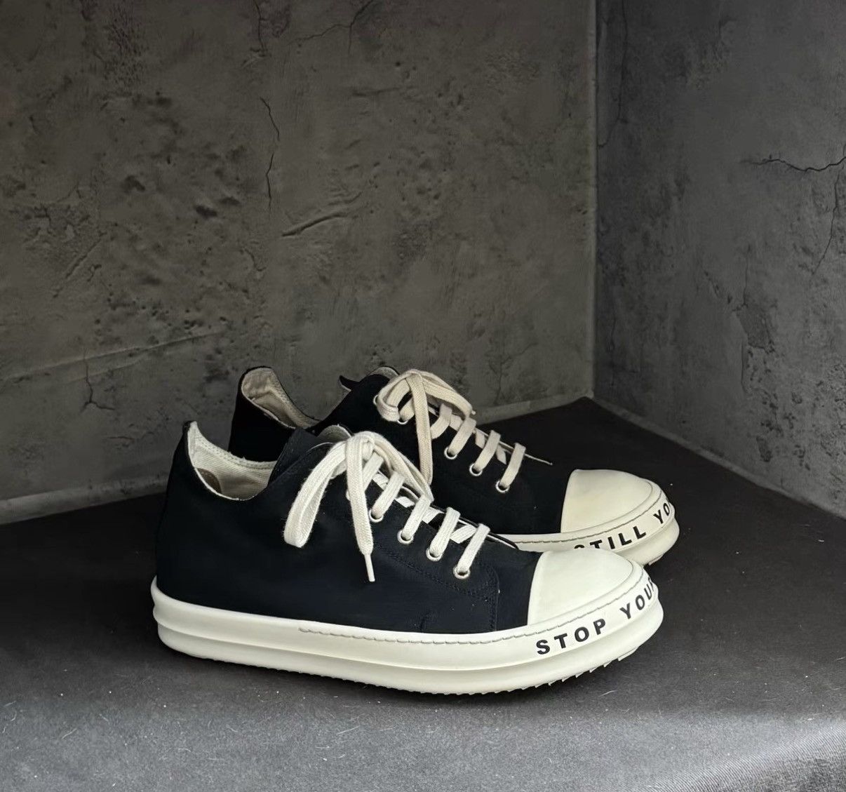 Rick Owens Rick Owens 2023 Model Satin Sole with Lettering Size US 8 / EU 41 - 2 Thumbnail