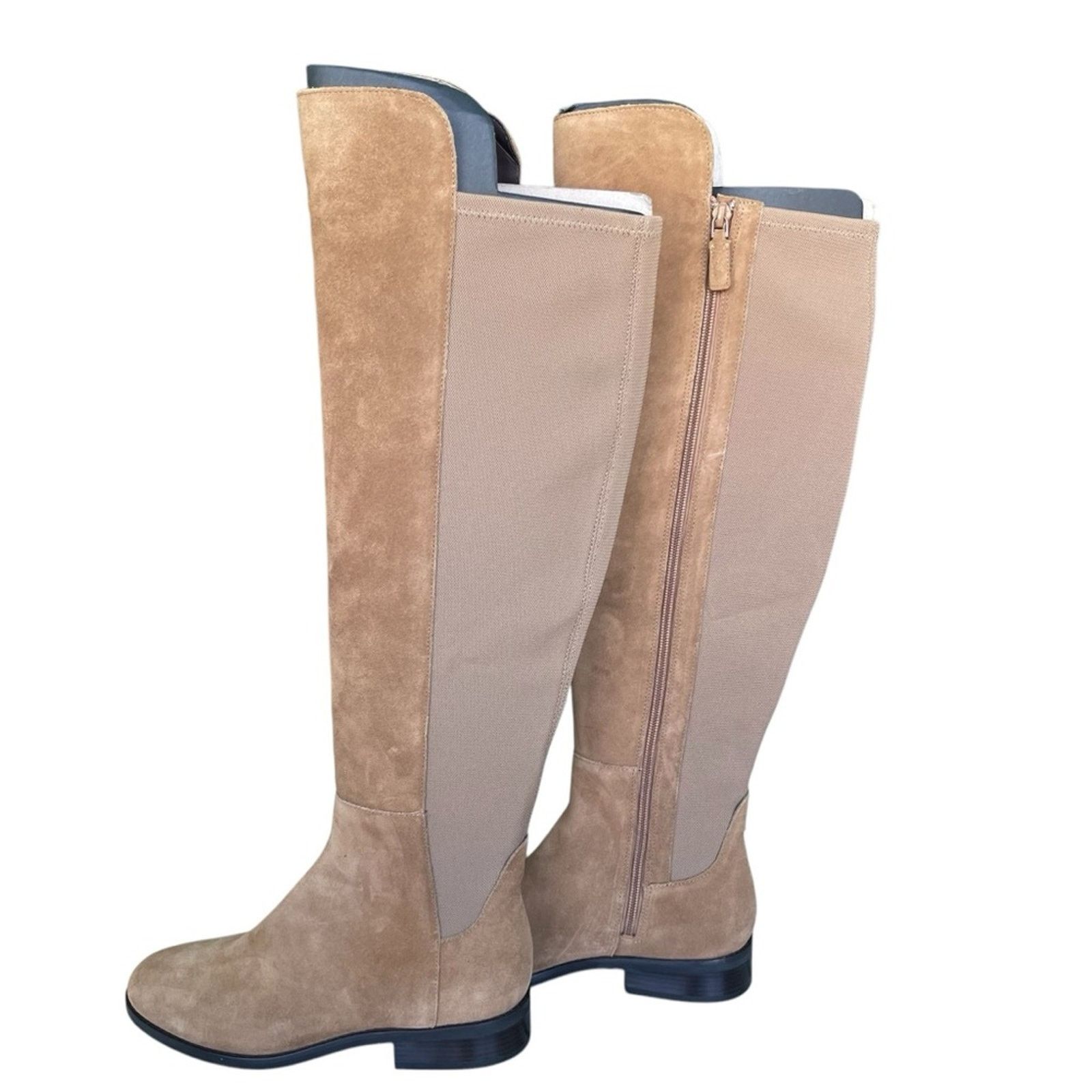 Cole Haan Cole Haan Isabelle Suede and Elastic Over The Knee Boots 7.5 Size US 7.5 / IT 37.5 - 4 Thumbnail