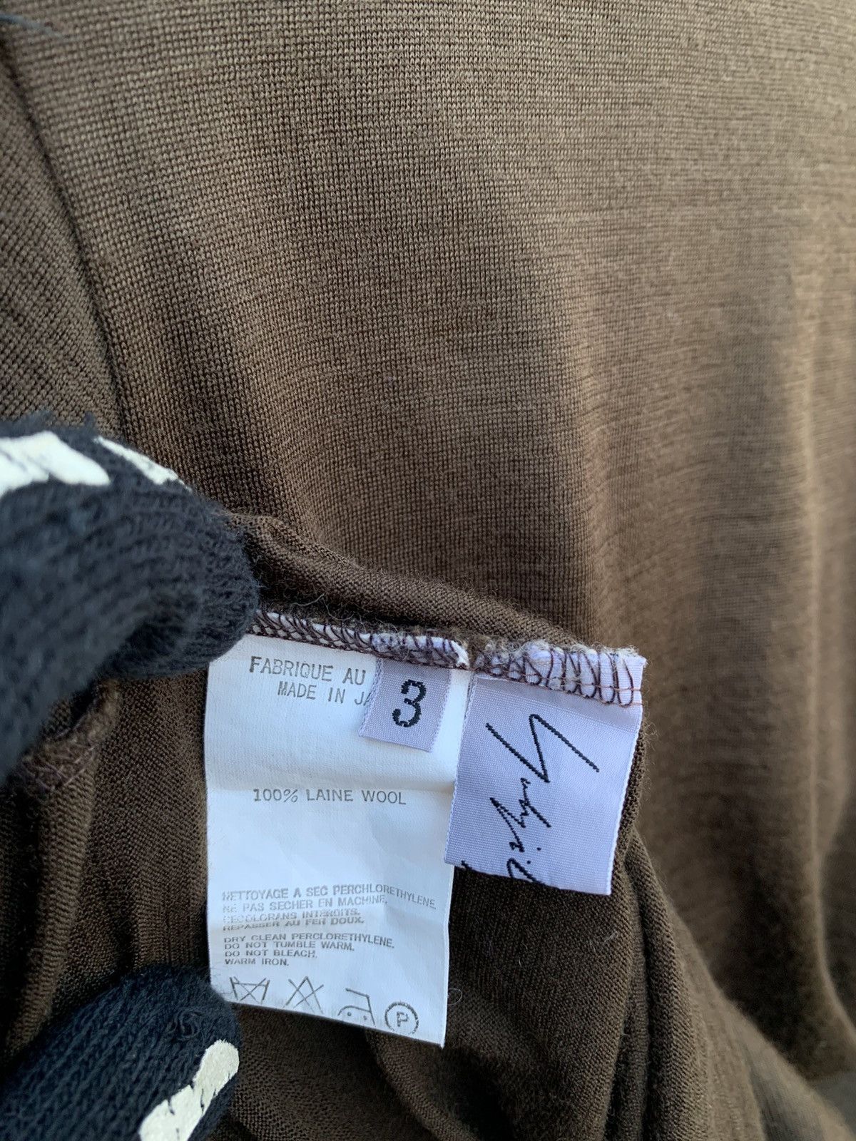 Yohji Yamamoto Vintage Yohji Yamamoto Long Sleeve Tshirts Size US M / EU 48-50 / 2 - 8 Thumbnail