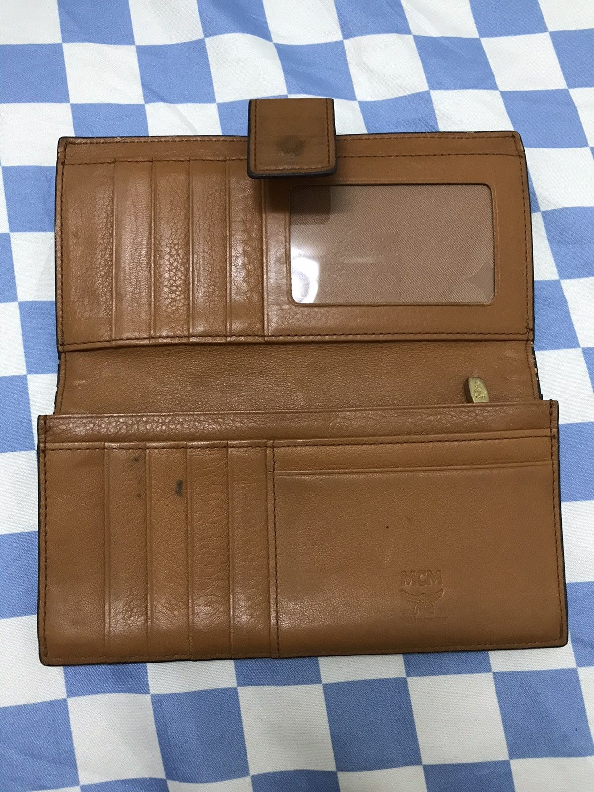 MCM MCM Leather Monogram Long Wallet Size ONE SIZE - 4 Thumbnail