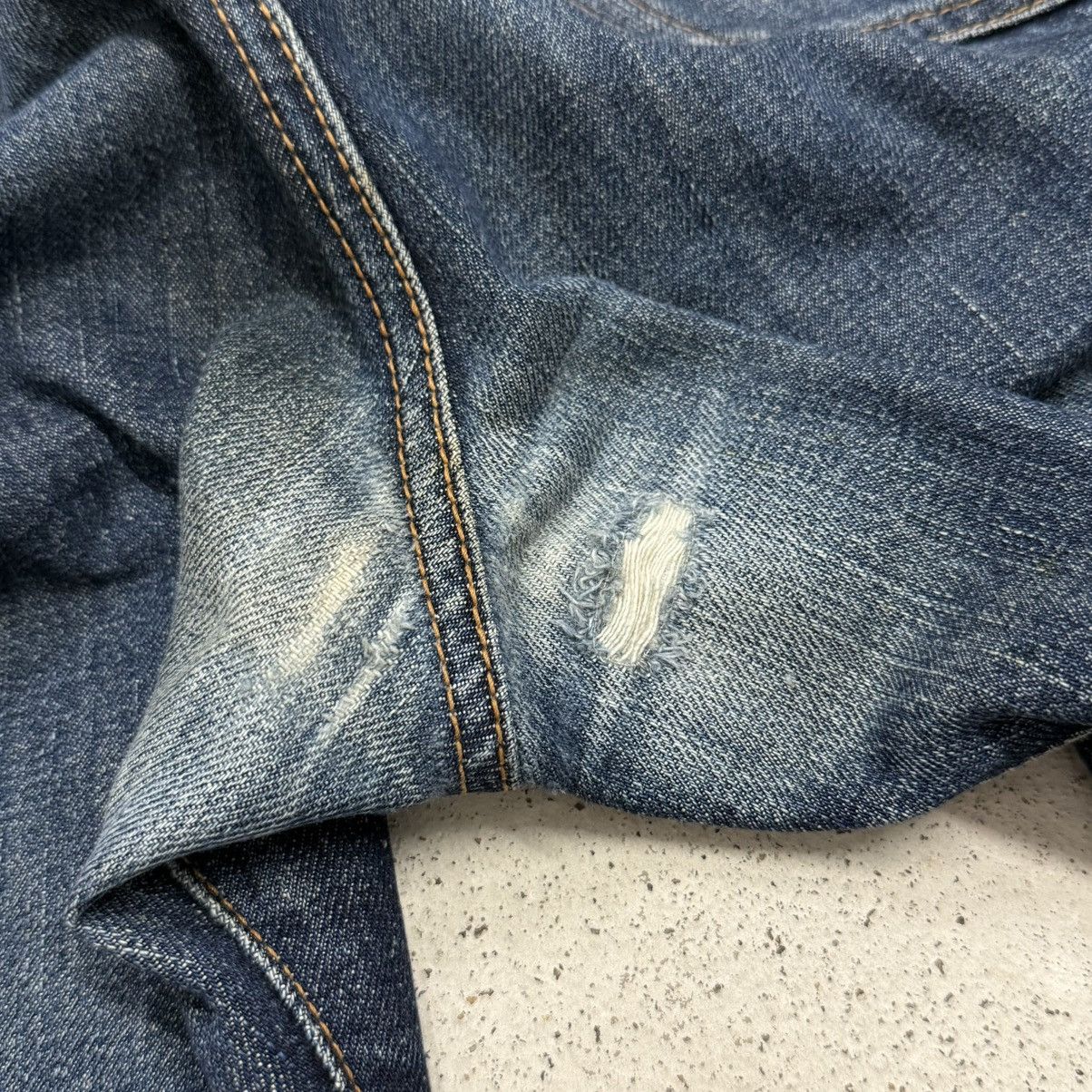 Edwin Vintage Edwin 503 Regular Rigid Distressed Denim Pants Size US 33 - 15 Thumbnail