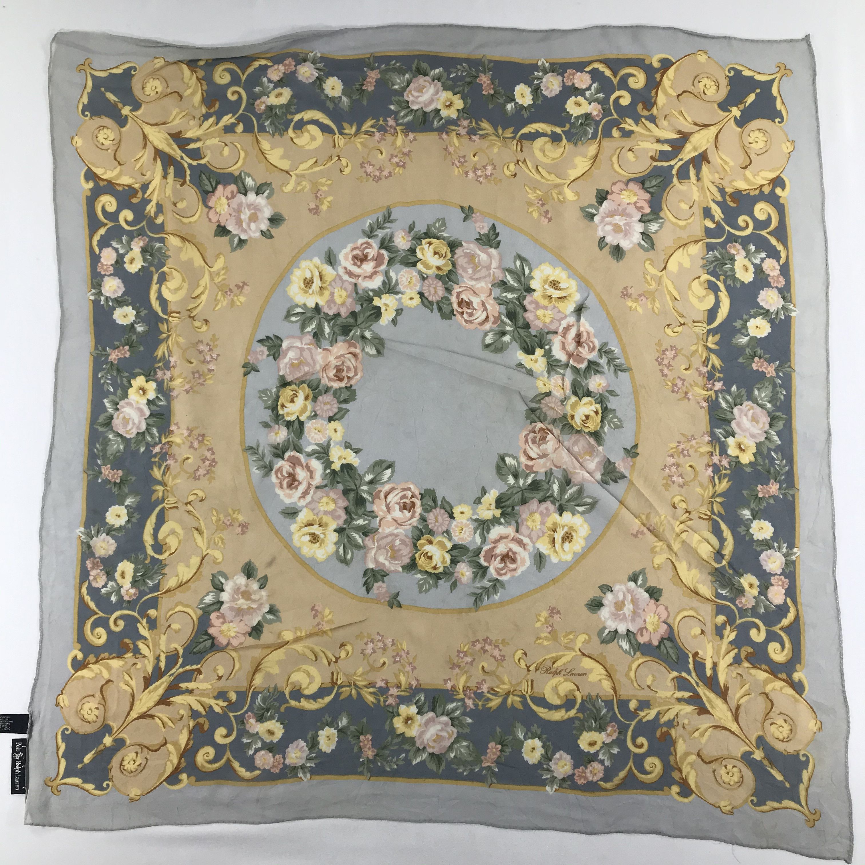 Ralph Lauren Vintage Ralph Lauren Silk Scarf Size ONE SIZE - 2 Thumbnail