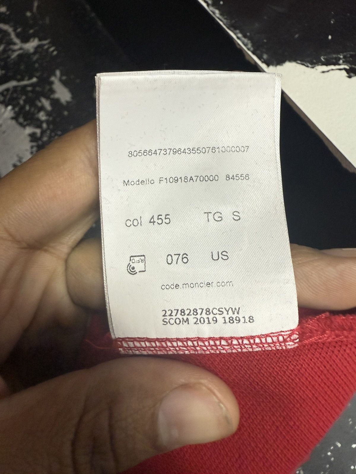 Moncler Moncler red polo shirt Size US S / EU 44-46 / 1 - 6 Thumbnail