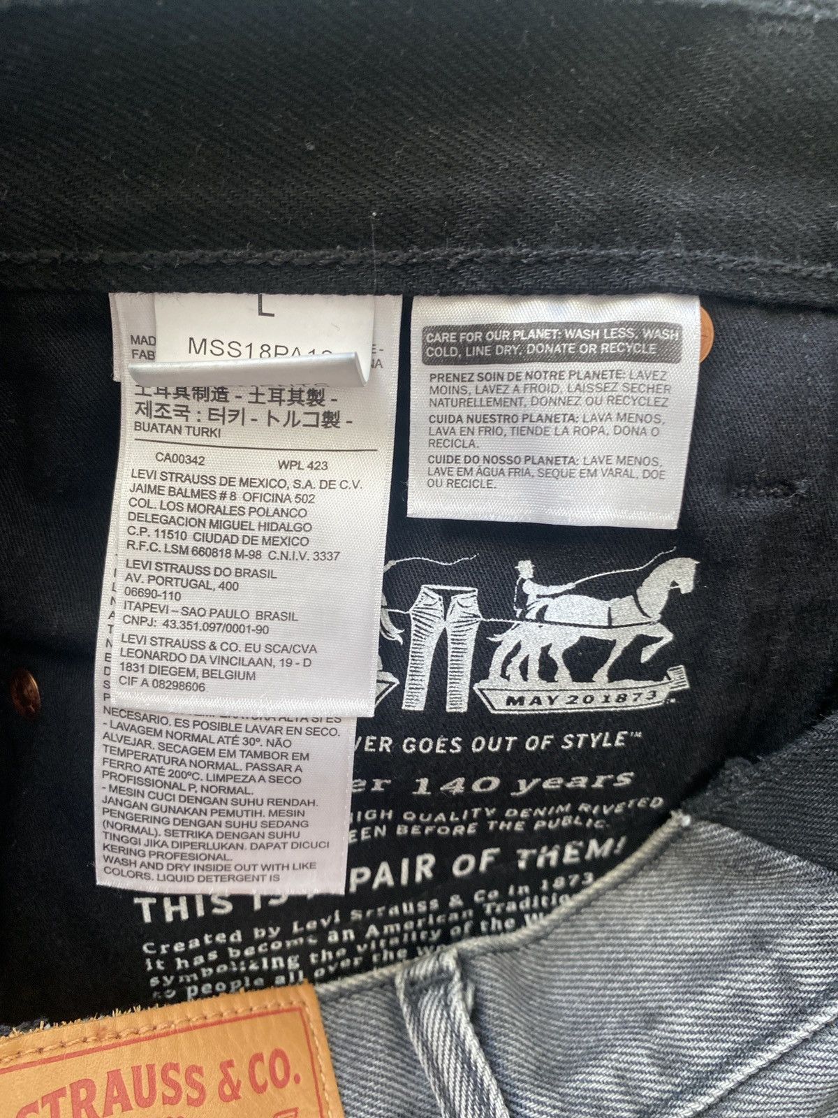 Levi's × Vetements Vetements x Levi’s Split Denim Size US 32 / EU 48 - 3 Thumbnail
