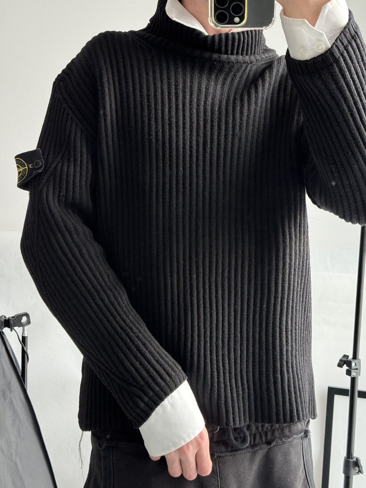 Stone Island 90s Vintage Stone Island Knitted Sweater Rare Old Money Size US XL / EU 56 / 4 - 12 Thumbnail