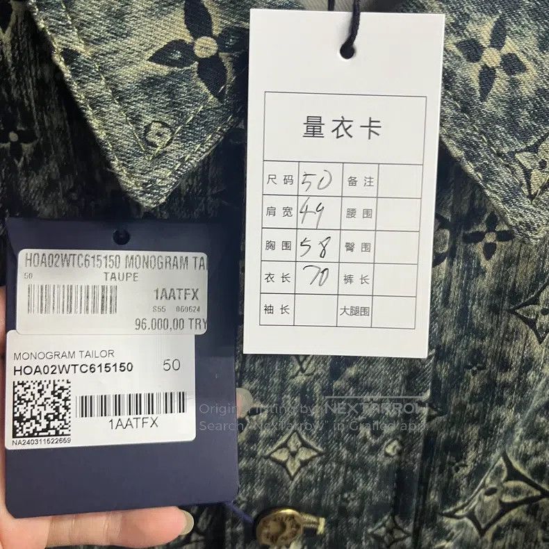 Louis Vuitton Louis Vuitton Latest Grey Logo Letter Single-Breasted Long Size US M / EU 48-50 / 2 - 3 Thumbnail