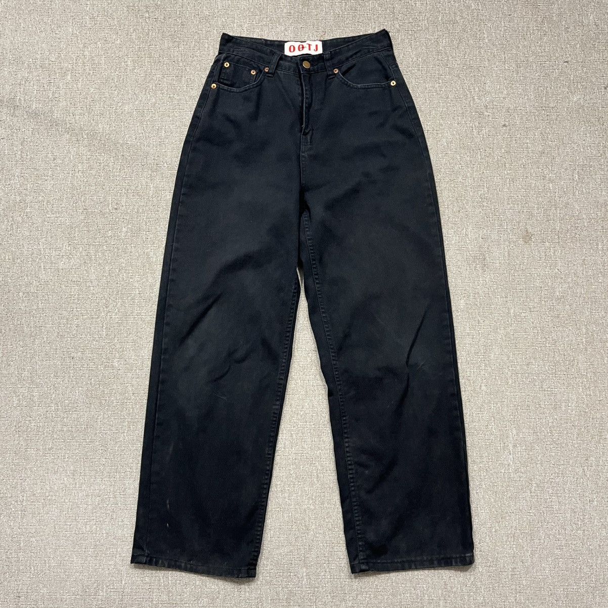 Other OOTJ Korea Black Denim Pants Size US 26 / EU 42 - 1 Thumbnail