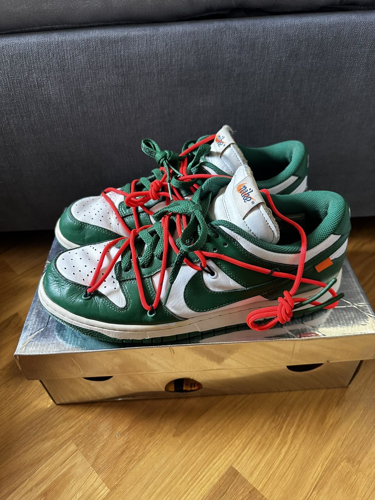 Nike x Off White dunk green