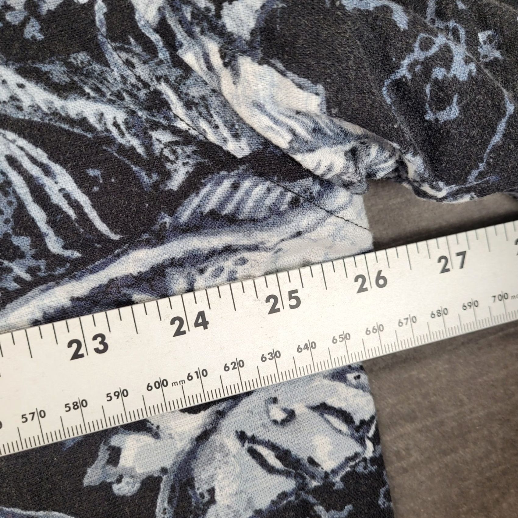 Vintage Reel Legends Mens XXL Shirt Black White Fish Tropical Print Button Up Size US XXL / EU 58 / 5 - 6 Thumbnail