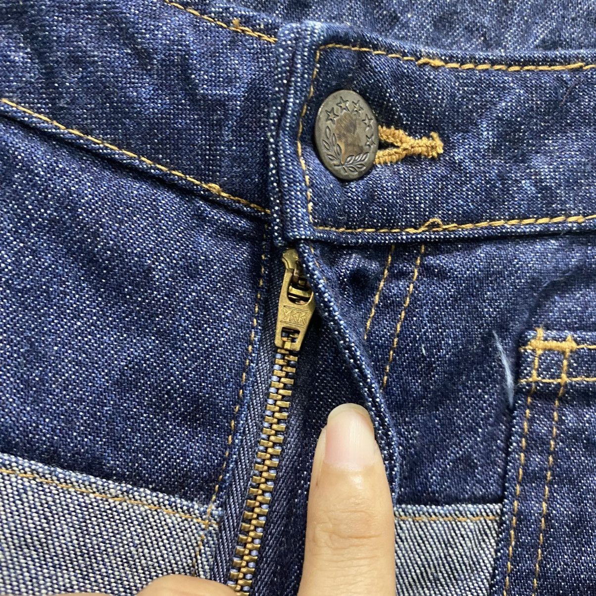 Hysteric Glamour Japanese Brand Vintage Kinky Hagi Patchwork Flare Denim Jean Size US 28 / EU 44 - 7 Thumbnail