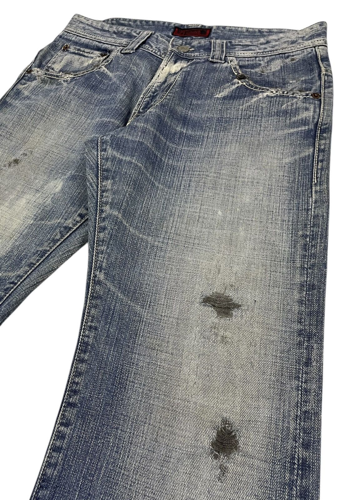 Johnbull Vintage Johnbull Kojima Genes Japan Flare Jeans Size US 32 / EU 48 - 2 Thumbnail
