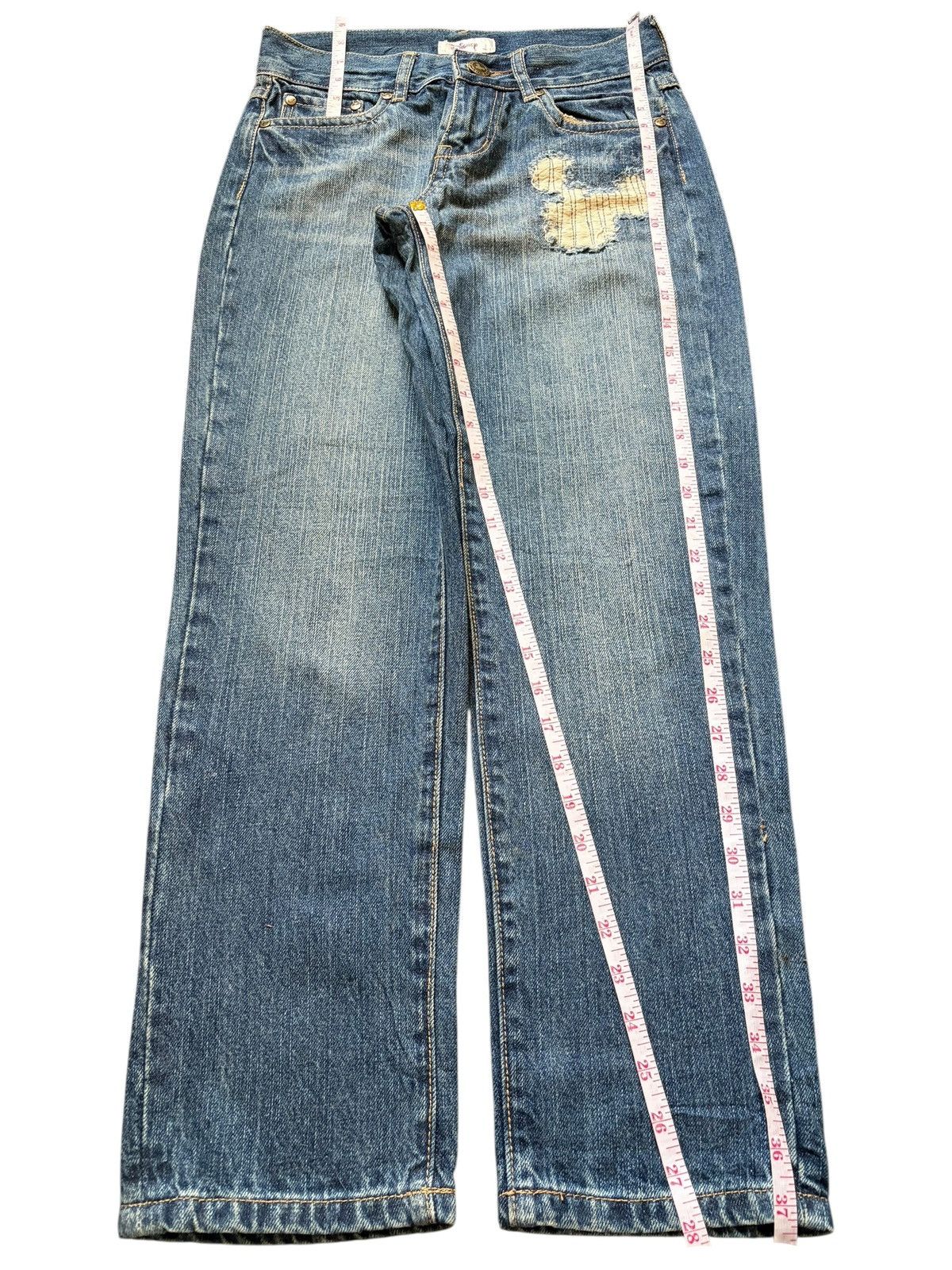 Disney Vintage Disney Patches And Printed Distressed Jeans Size 28" / US 6 / IT 42 - 7 Thumbnail