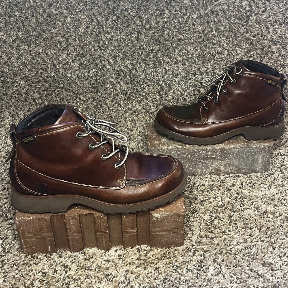 Timberland Timberland Smart Leather Gore-Tex Ankle Boots Brown 8.5M Size US 8.5 / IT 38.5 - 1 Thumbnail