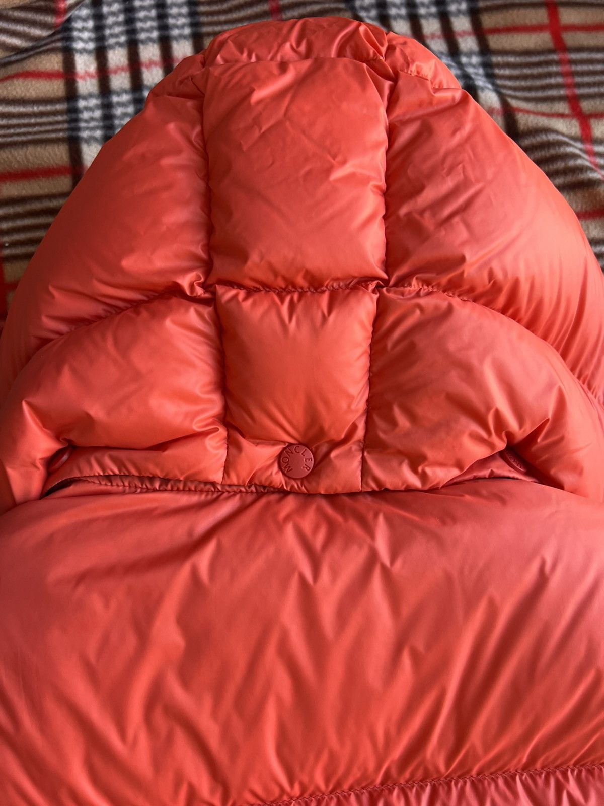 Moncler L Moncler Cyclone Short Down Jacket goose orange vest 2 jn 1 Size US L / EU 52-54 / 3 - 19 Thumbnail