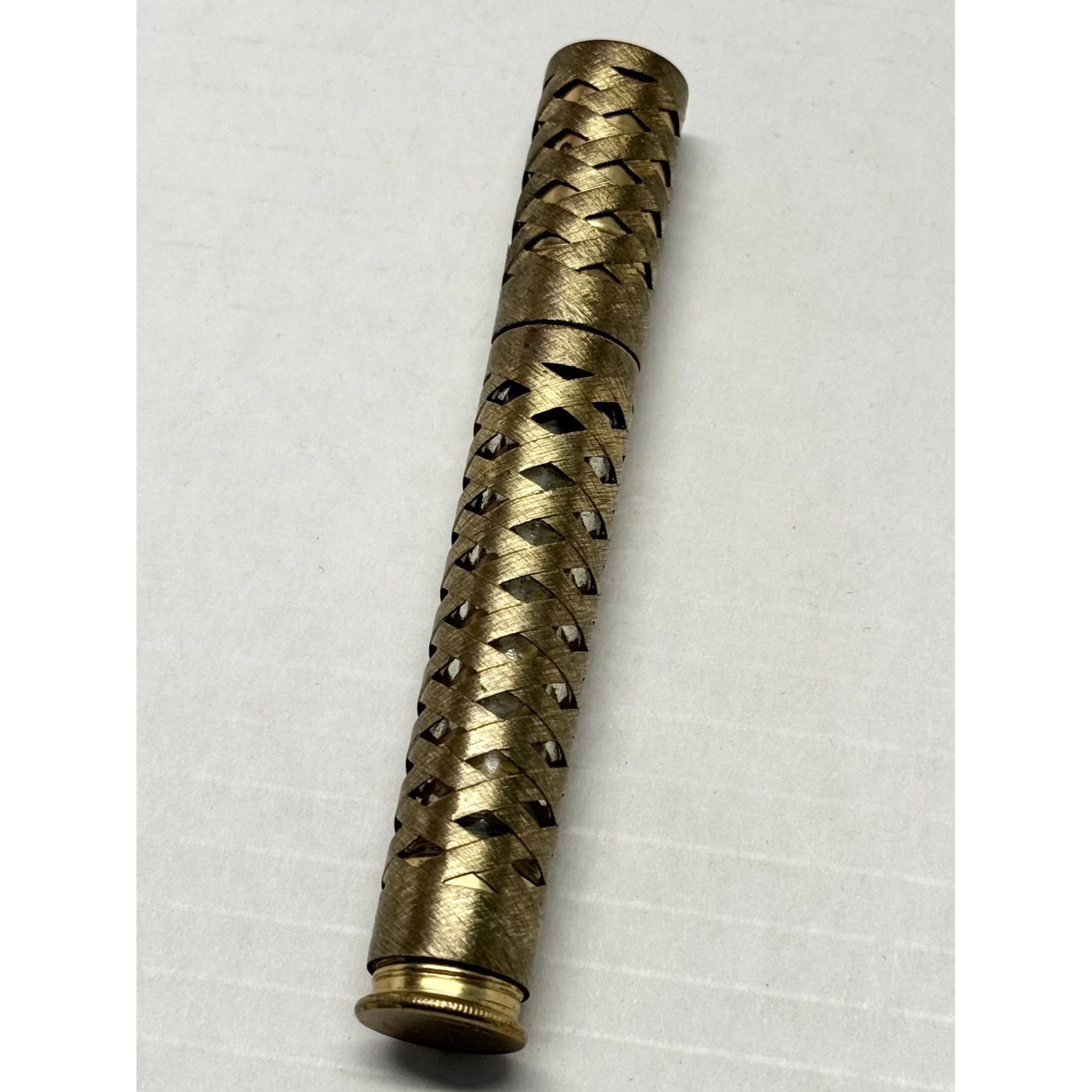 Vintage Vintage WOODHUE by FABERGE Fabergette Brass Glass Roll-On Pe Size ONE SIZE - 3 Thumbnail