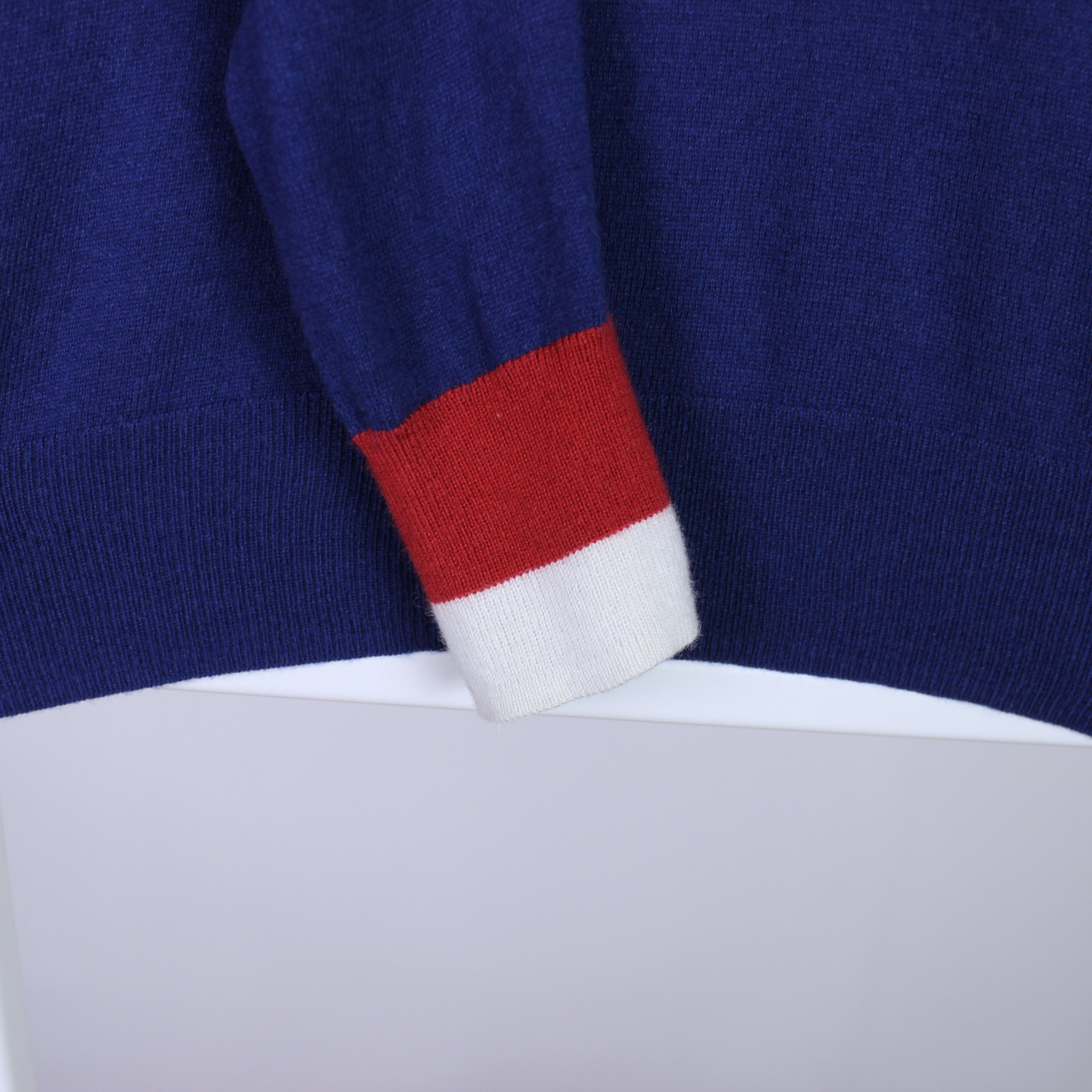 Karl Lagerfeld Karl Lagerfeld cashmere sweater big logo centr navy S M Size US M / EU 48-50 / 2 - 7 Thumbnail