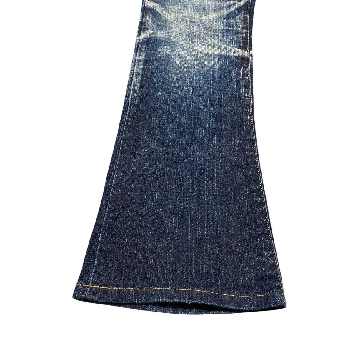 Tornado Mart Vintage Tornado Mart Denim Flare Jeans Whisker Size US 31 - 10 Thumbnail