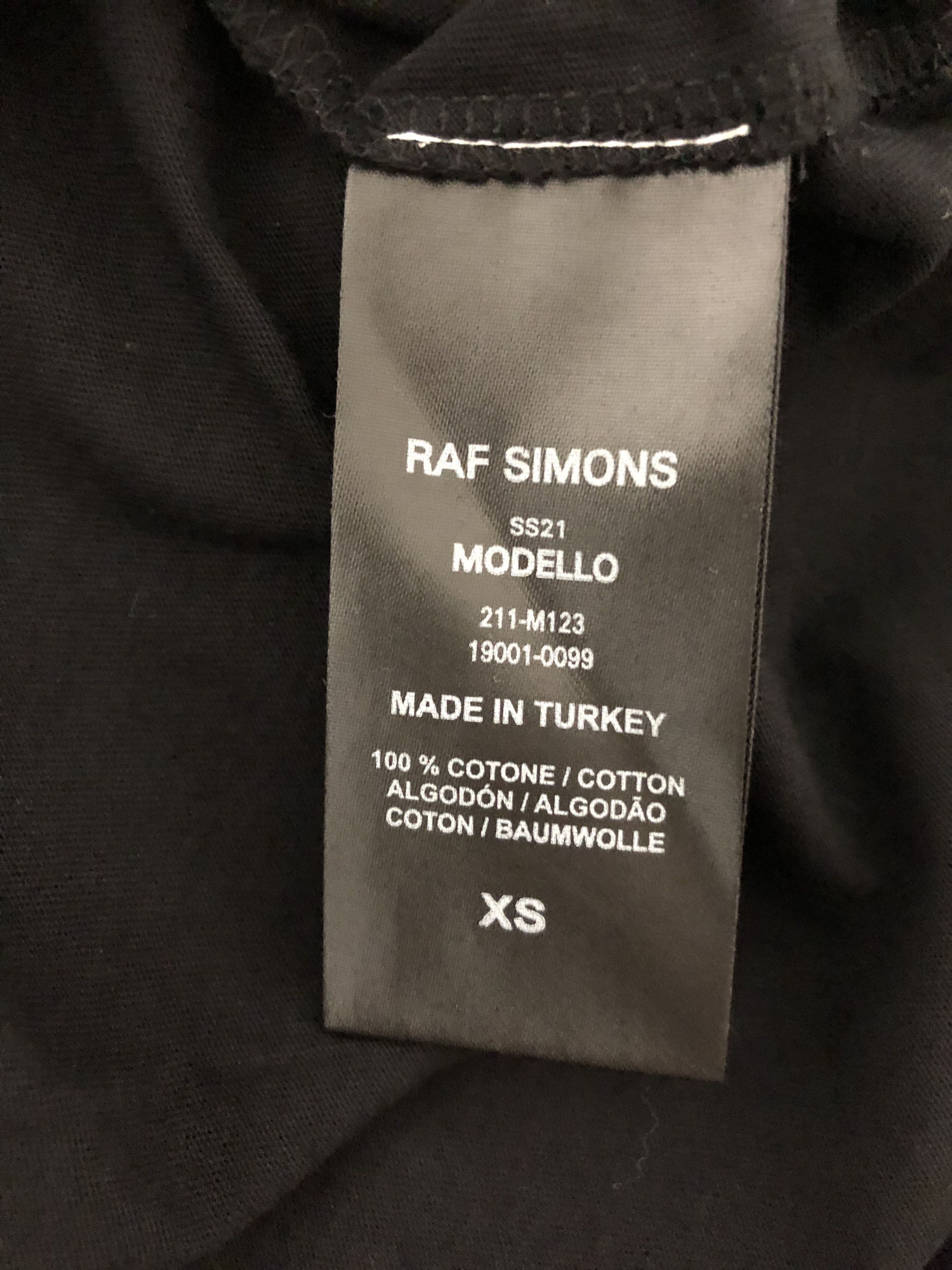 Raf Simons SS21 OVERSIZED I LOVE YOU T-SHIRT Size US XS / EU 42 / 0 - 6 Thumbnail