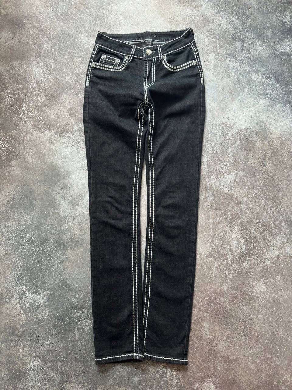 20471120 Amazing Japanese Washed Skinny Jeans (rick owens style) Size 26" / US 2 / IT 38 - 1 Thumbnail