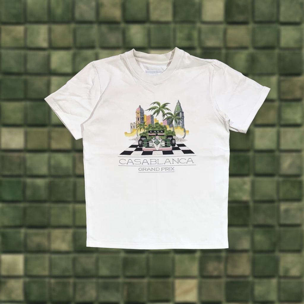 Casablanca Casablanca T-Shirt White Graphic Print Tee S Mens Short Sleeve Small XL? Size US S / EU 44-46 / 1 - 1 Thumbnail