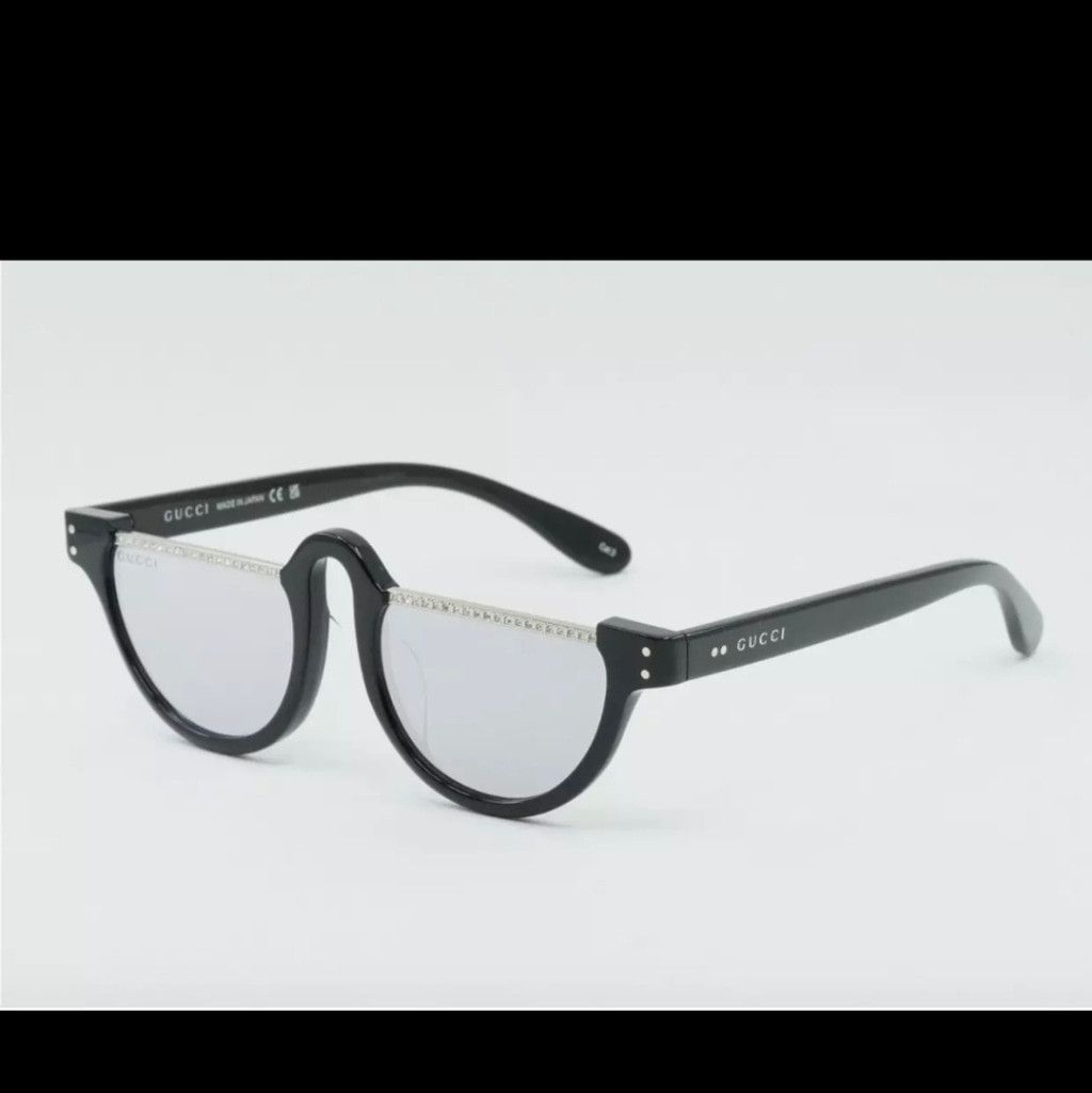 Gucci Gucci Runaway Novelty Mirror Sunglasses, NWT, UNISEX Size ONE SIZE - 10 Thumbnail