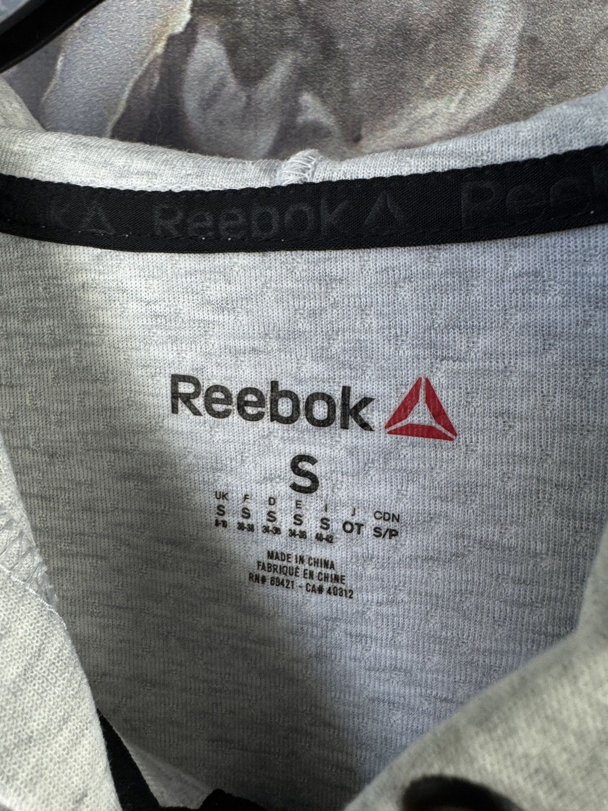 Reebok Men’s Reebok Full Zip Hoodie Sportswear Size Small Size US S / EU 44-46 / 1 - 7 Thumbnail