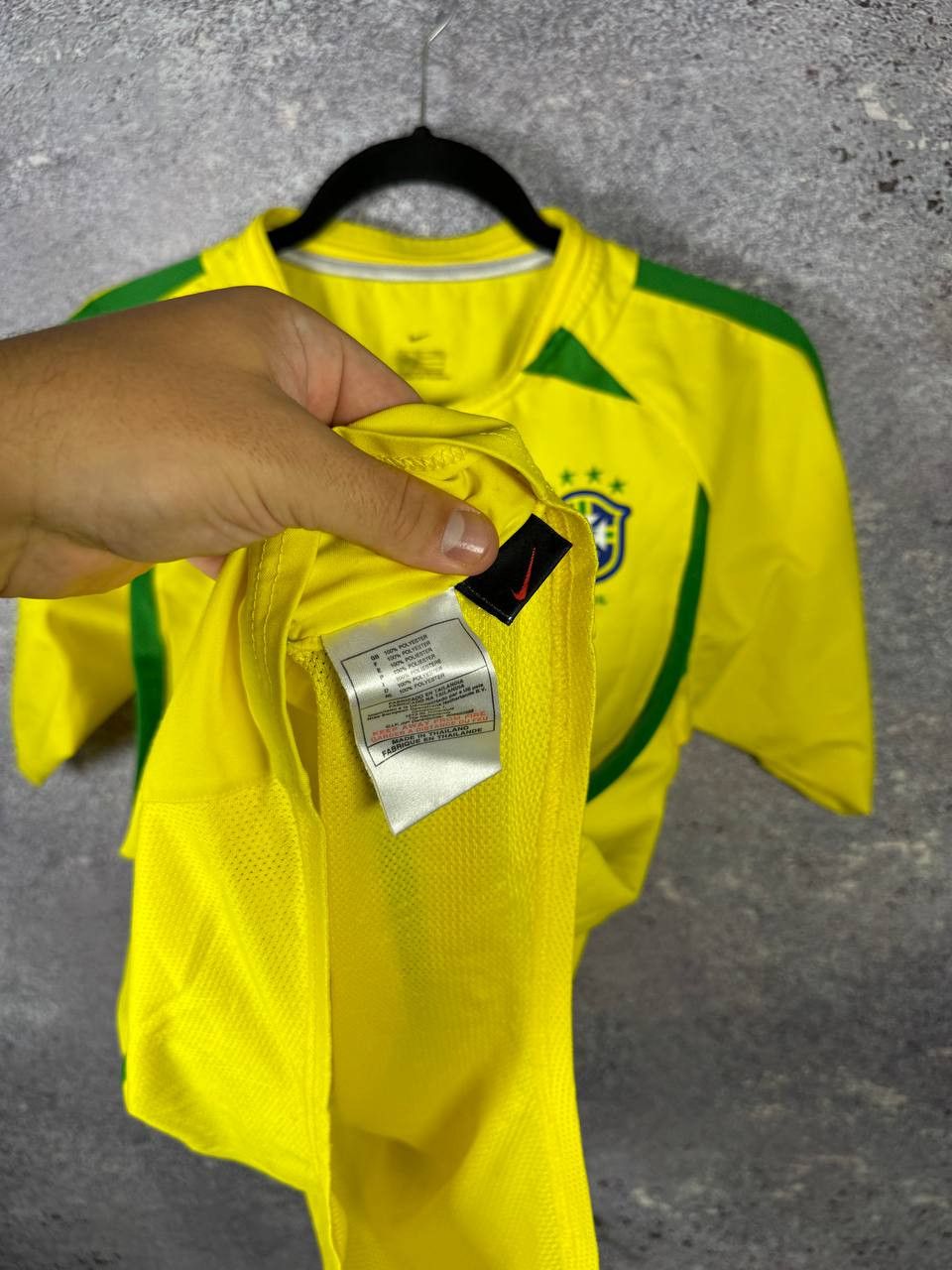 Nike Brazil National Team 2002 Nike Soccer Jersey Small Size US S / EU 44-46 / 1 - 9 Thumbnail
