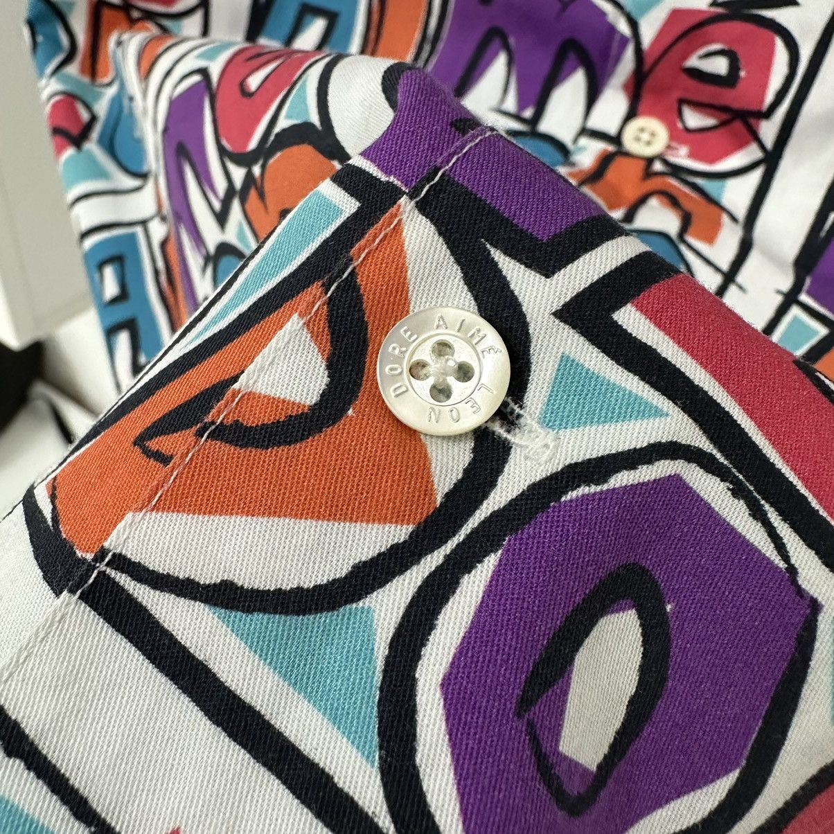 Aime Leon Dore Aime Leon Dore ss19 Crayon Print Hawaiian Shirt Size US S / EU 44-46 / 1 - 9 Thumbnail