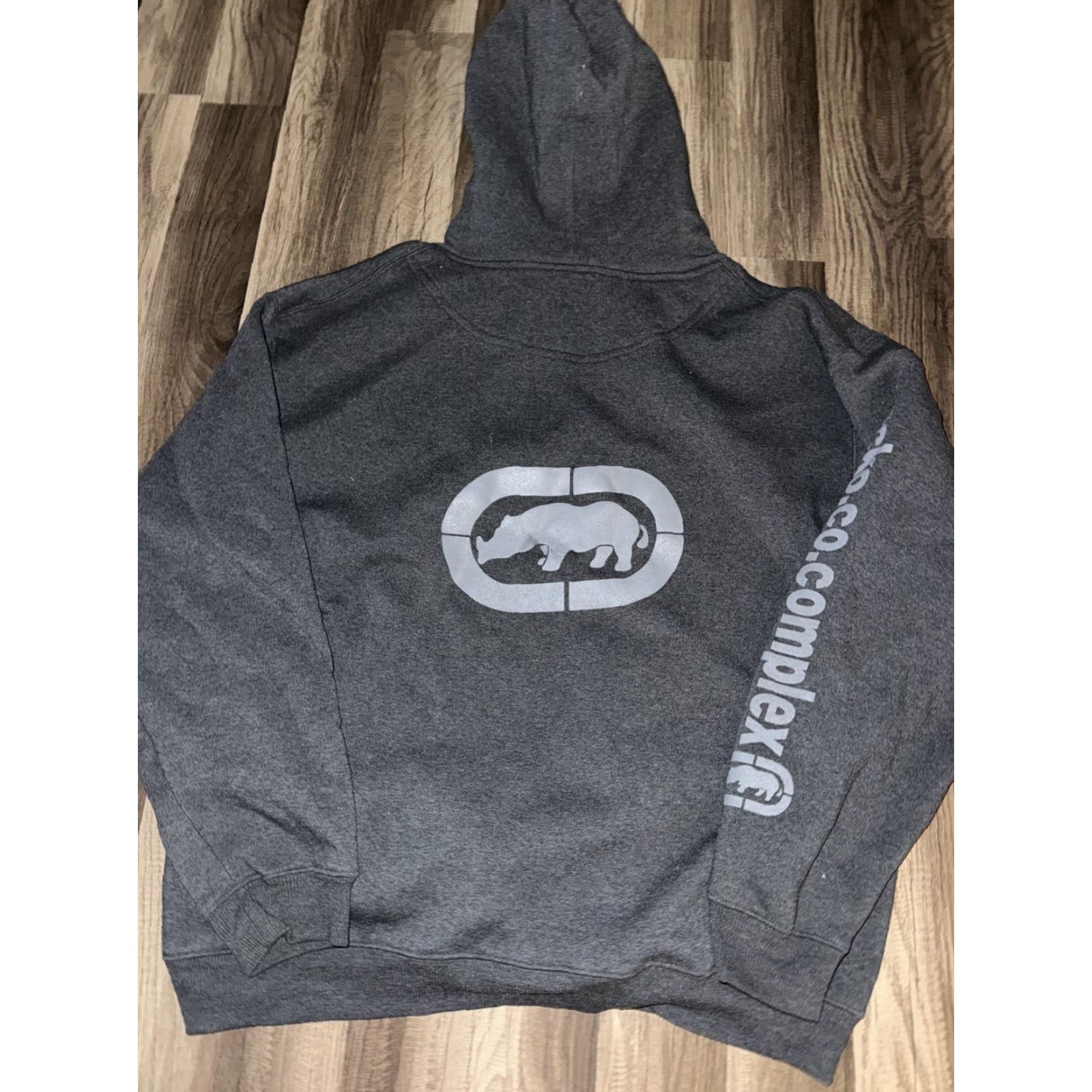 Vintage VINTAGE Ecko Unltd Hoodie Mens XL Gray Pullover Decades Y2K 24x28 Complex.com Size US XL / EU 56 / 4 - 5 Thumbnail