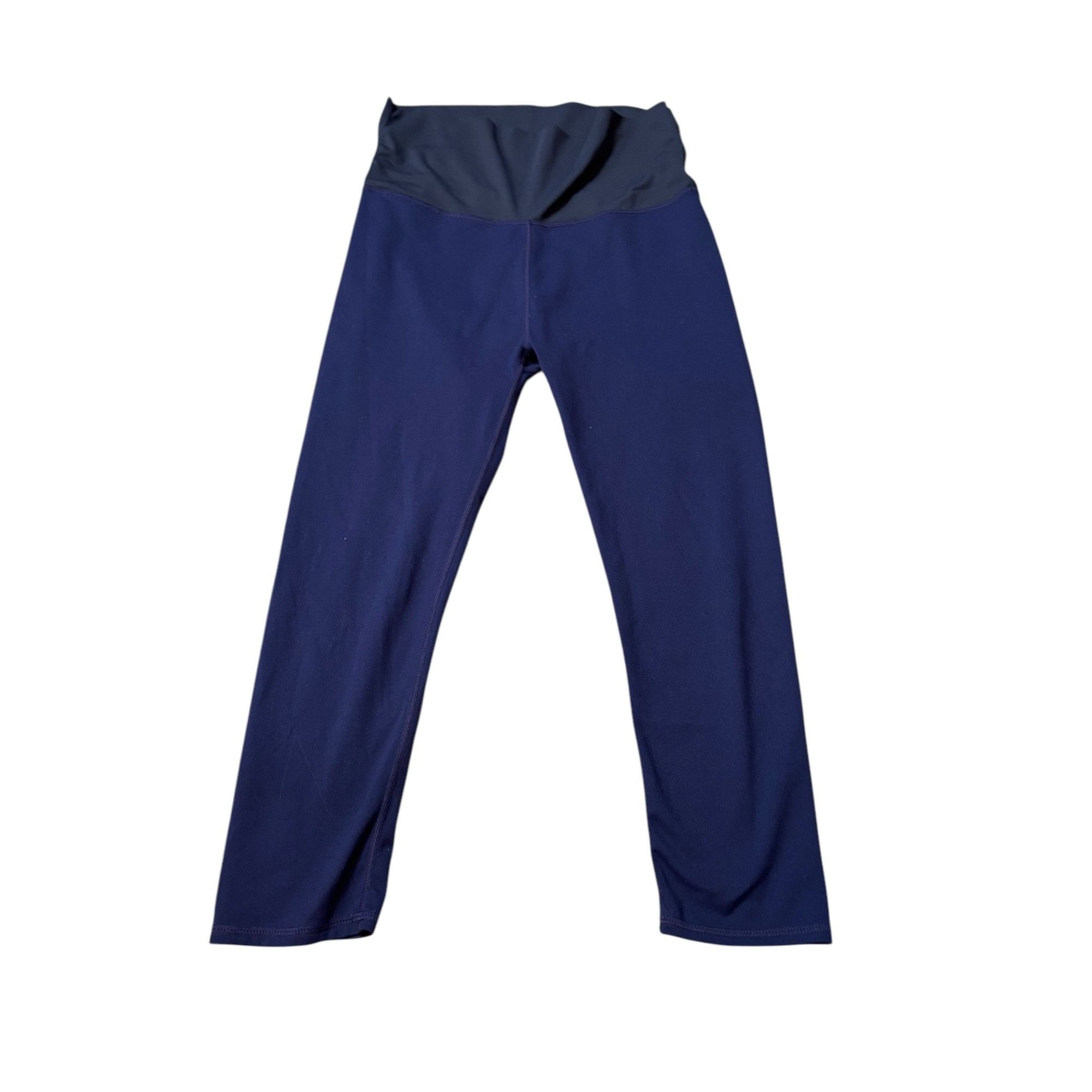 Fabletics Fabletics Navy Blue High-Waisted Womens Leggings Size S Size 27" / US 4 / IT 40 - 1 Thumbnail