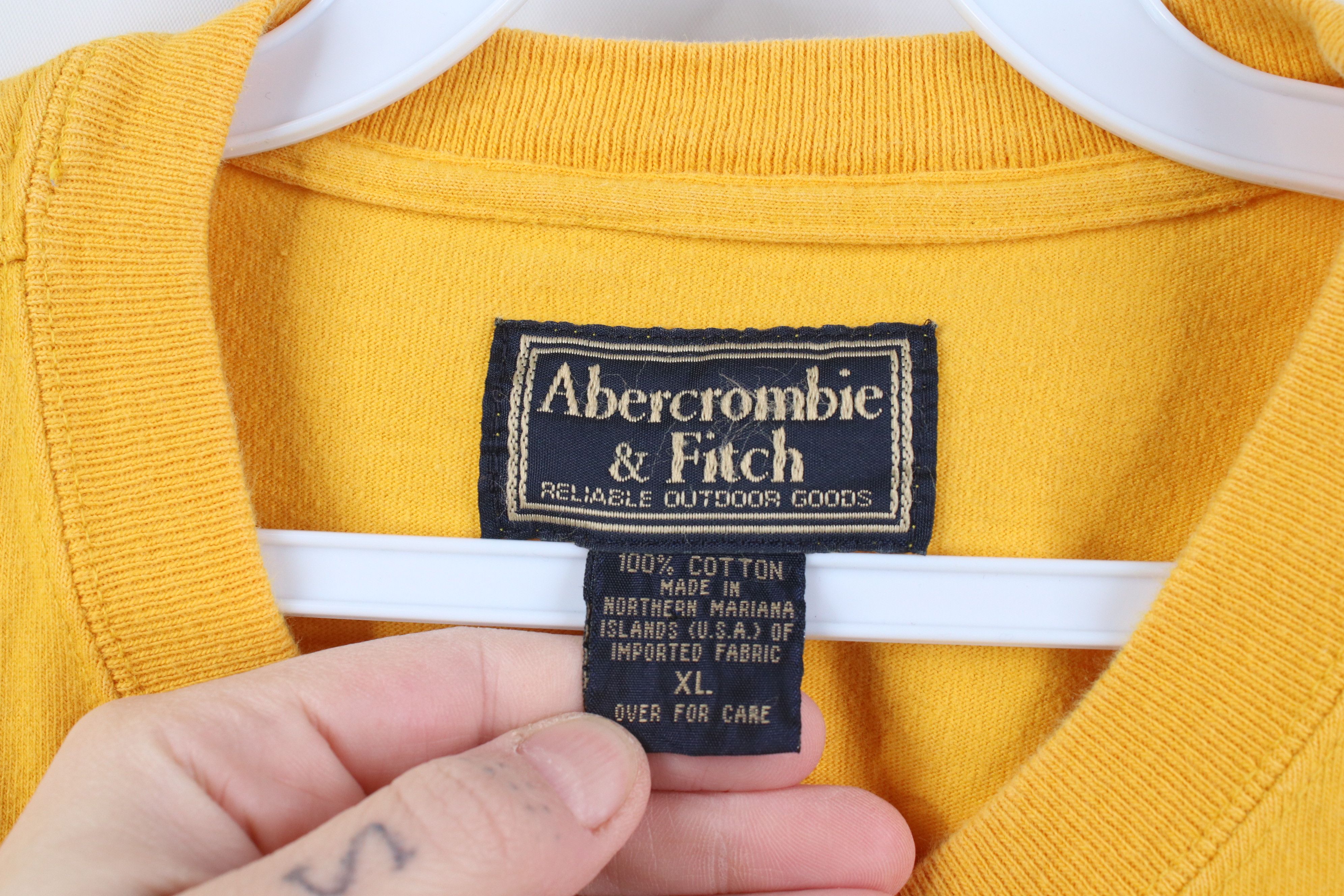 Abercrombie & Fitch Vintage 90s Y2K Abercrombie & Fitch Heavyweight T-Shirt USA Size US XL / EU 56 / 4 - 8 Thumbnail