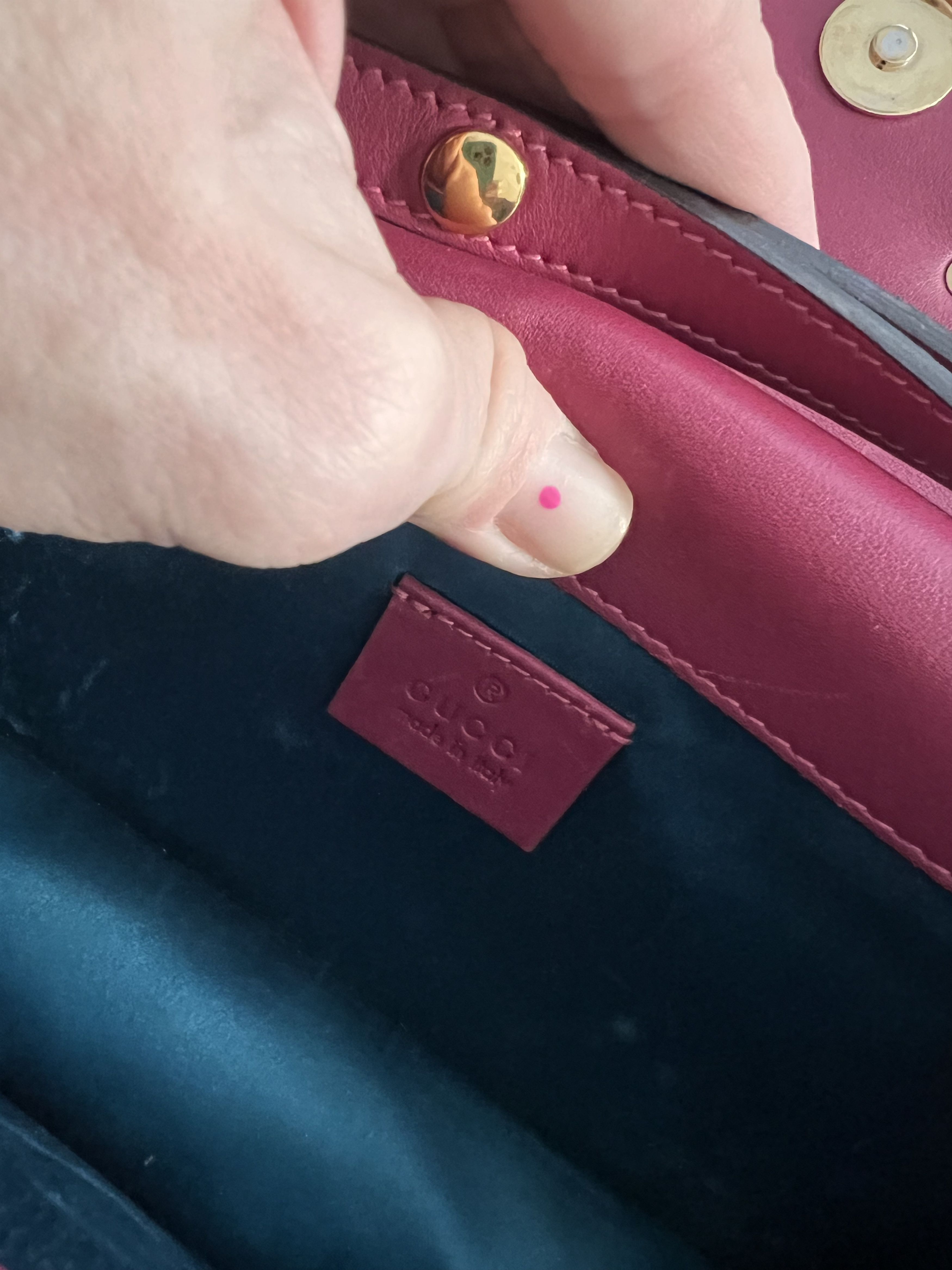 Gucci Gucci Square velvet pink mini bag Size ONE SIZE - 7 Thumbnail