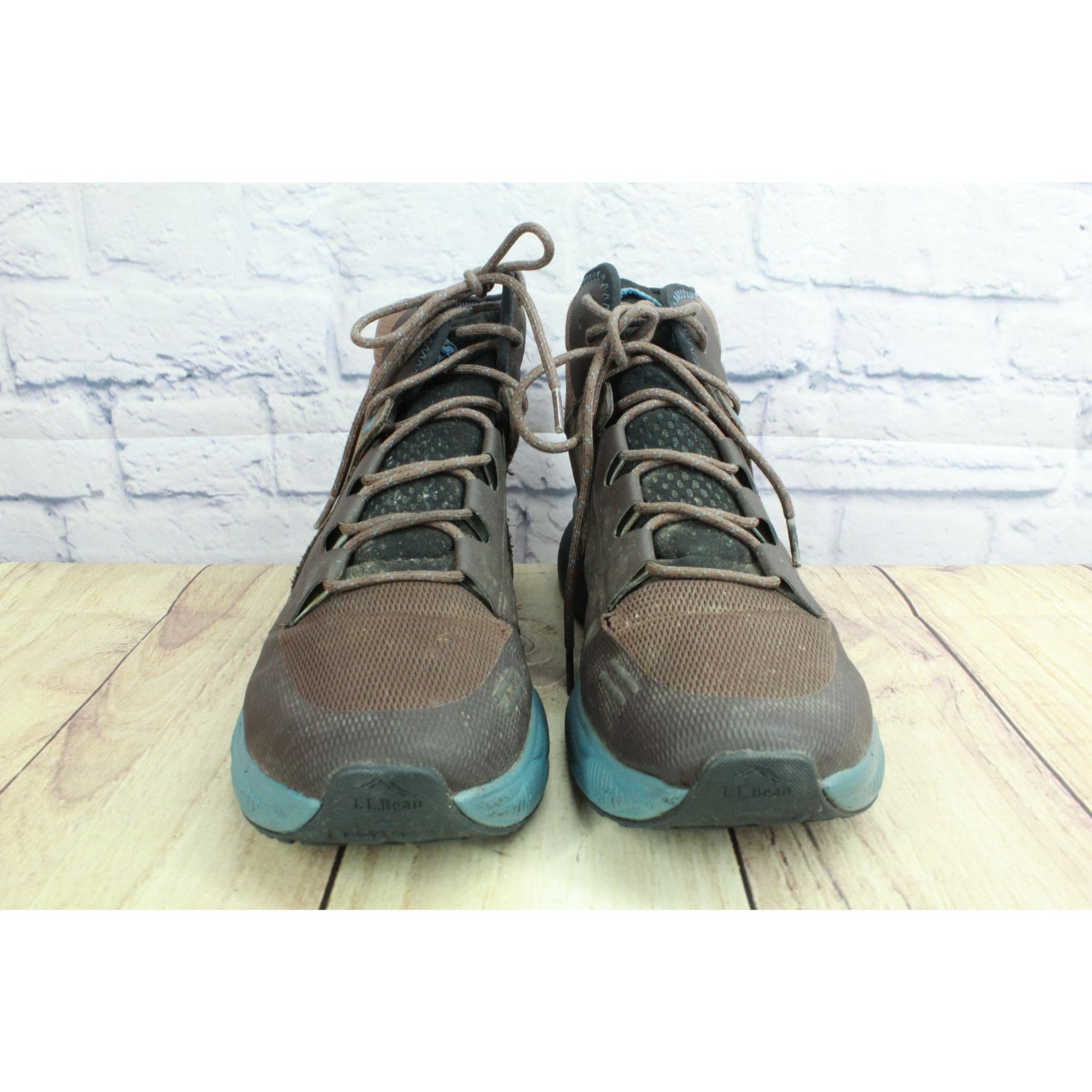 L.L. Bean LL Bean Men's Brown Leather Waterproof B-Bound Hiking Boots Size US 11.5 / EU 44-45 - 4 Thumbnail