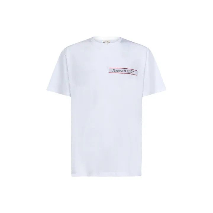 Alexander McQueen Alexander McQueen SS23 Logo T-Shirt for Men 0079 Size US XXL / EU 58 / 5 - 1 Thumbnail