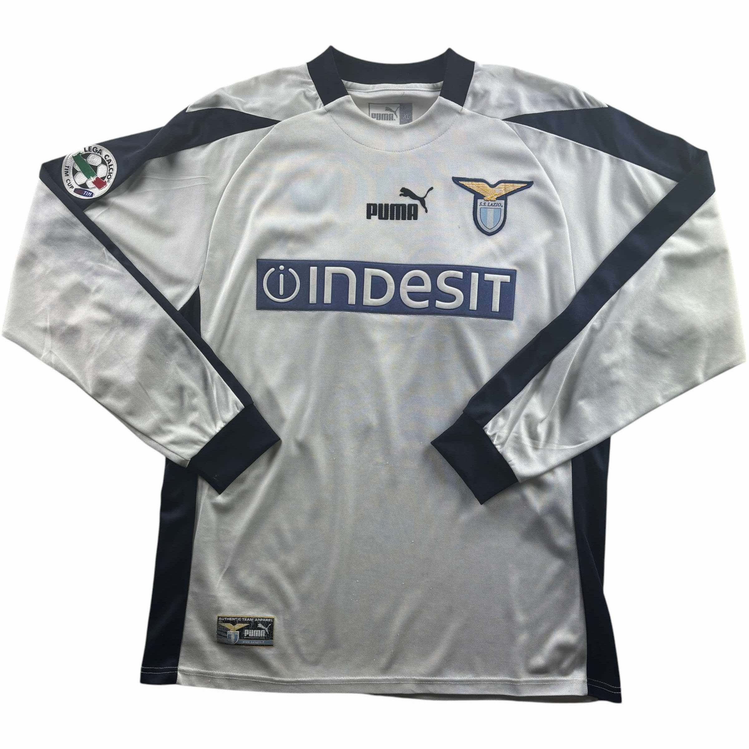 Puma MATCH WORN Lazio 2003-04 away Paolo Negro football jersey XL Size US XL / EU 56 / 4 - 2 Thumbnail