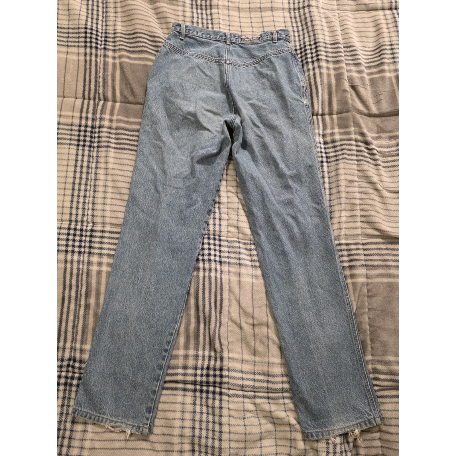 Vintage VINTAGE Rocky Mountain Jeans Women Tapered Jeans 31/11 Blue 100% Cotton USA 90s 80s Western Wear Mens? Size 24" / US 00 / IT 34 - 2 Thumbnail